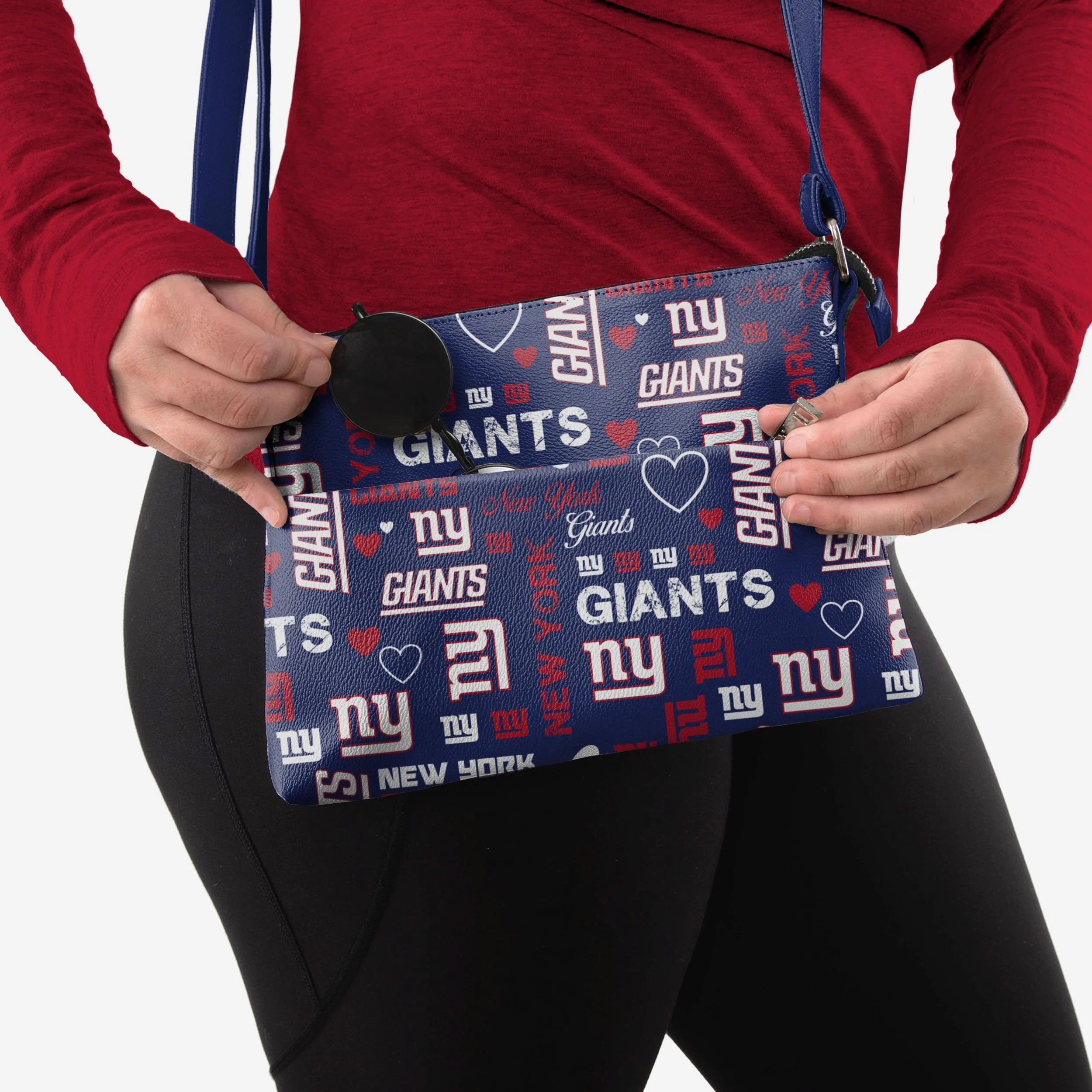 New York Giants Logo Love Crossbody Purse 3 New York Giants Logo Love Crossbody Purse