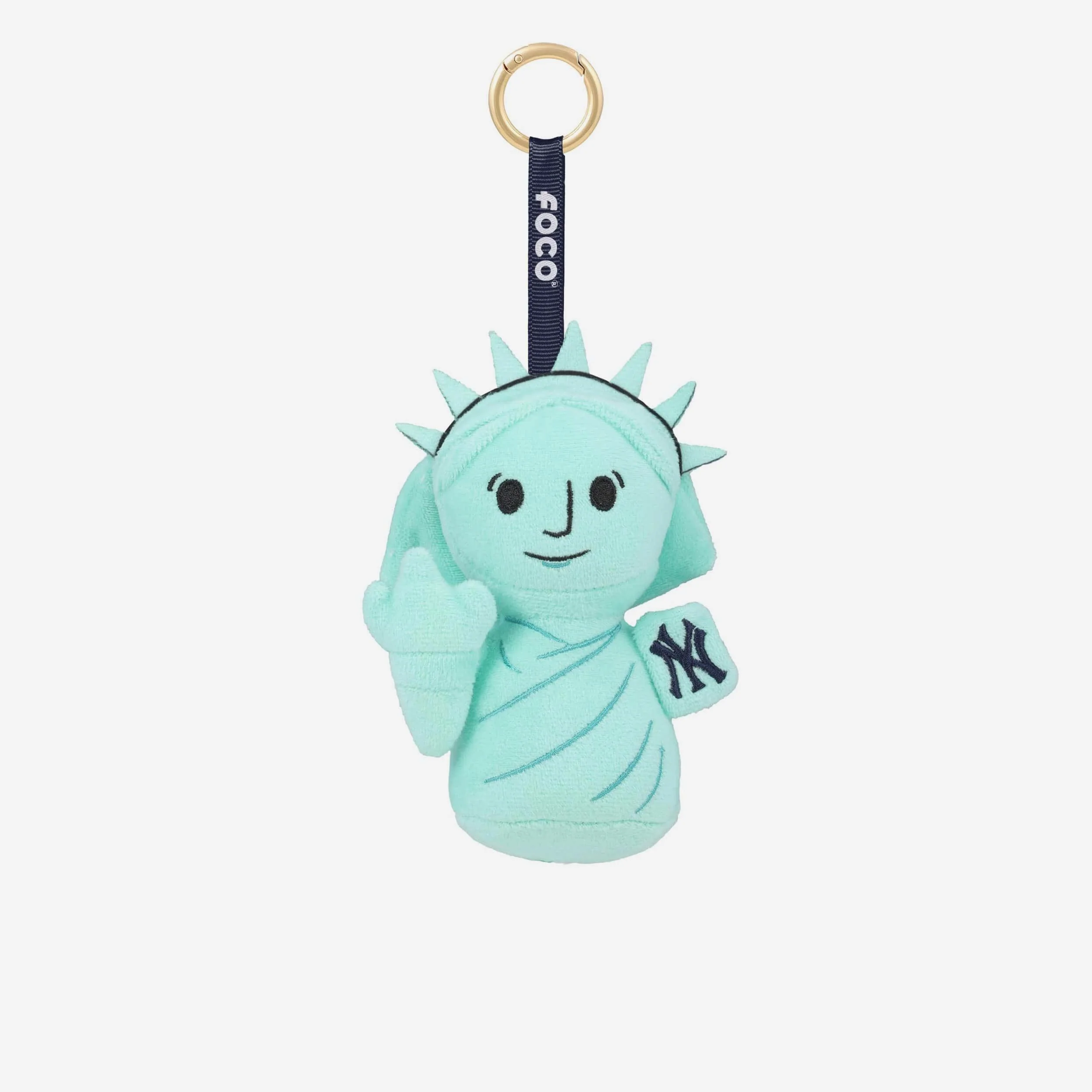 New York Yankees Plush Teamie Beanie Bag Charm Keychain