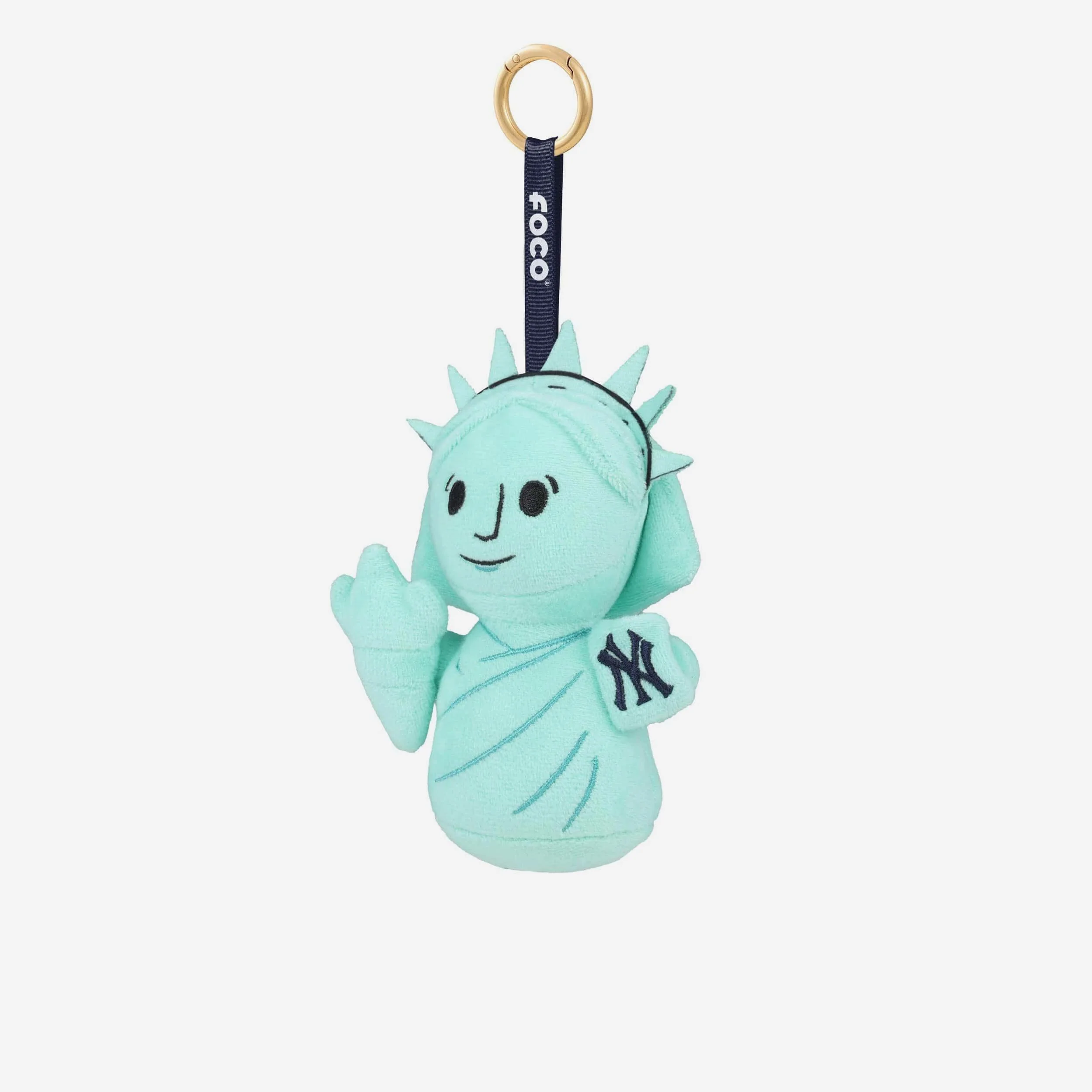 New York Yankees Plush Teamie Beanie Bag Charm Keychain 3 New York Yankees Plush Teamie Beanie Bag Charm Keychain
