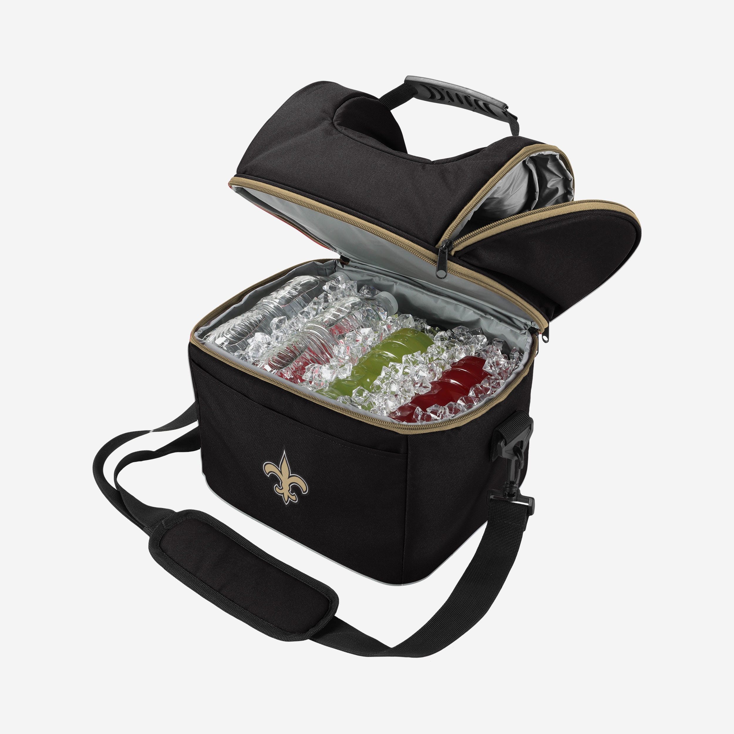 New Orleans Saints Solid Double Compartment Cooler 3 New Orleans Saints Solid Double Compartment Cooler