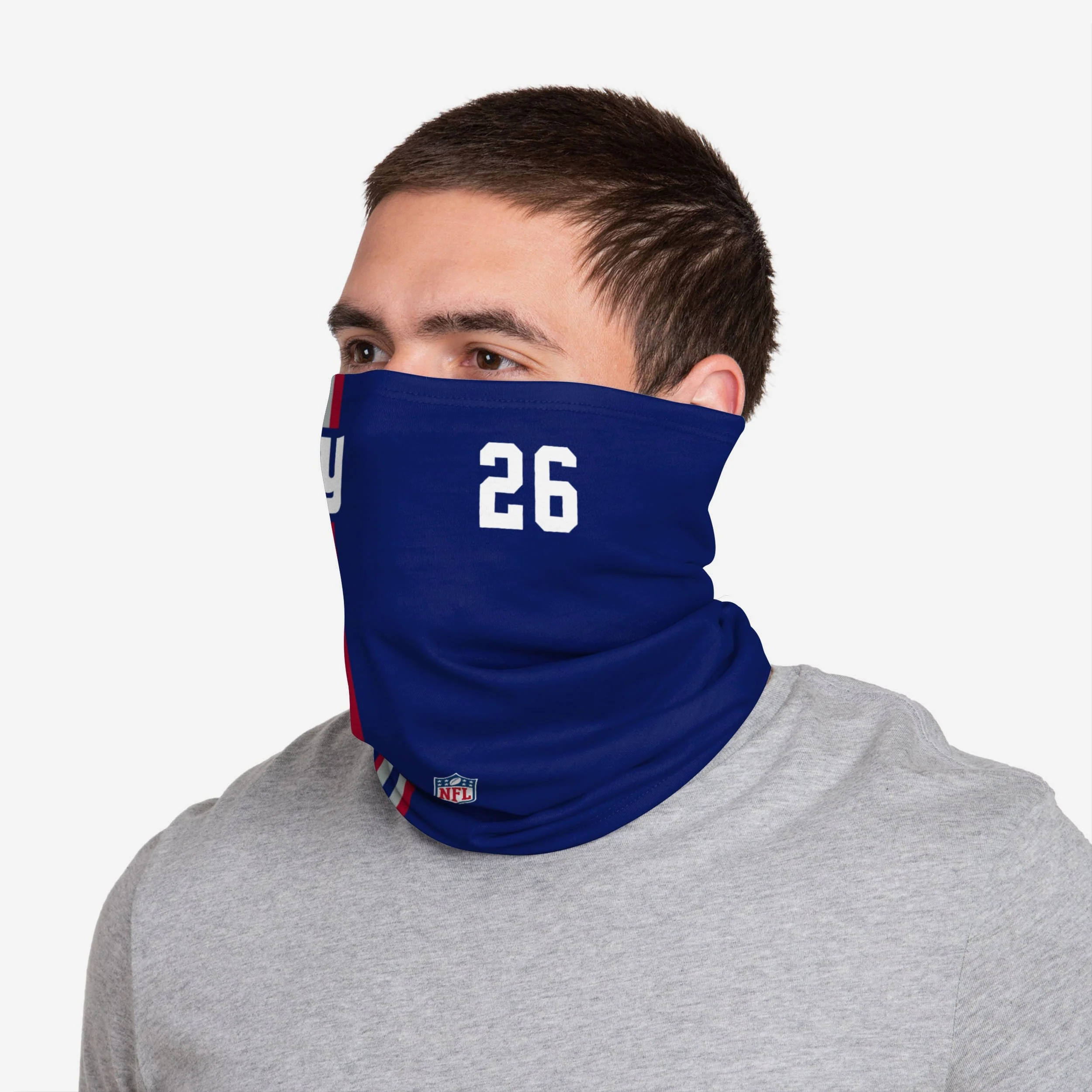 Saquon Barkley New York Giants On-Field Sideline Gaiter Scarf 3 Saquon Barkley New York Giants On-Field Sideline Gaiter Scarf