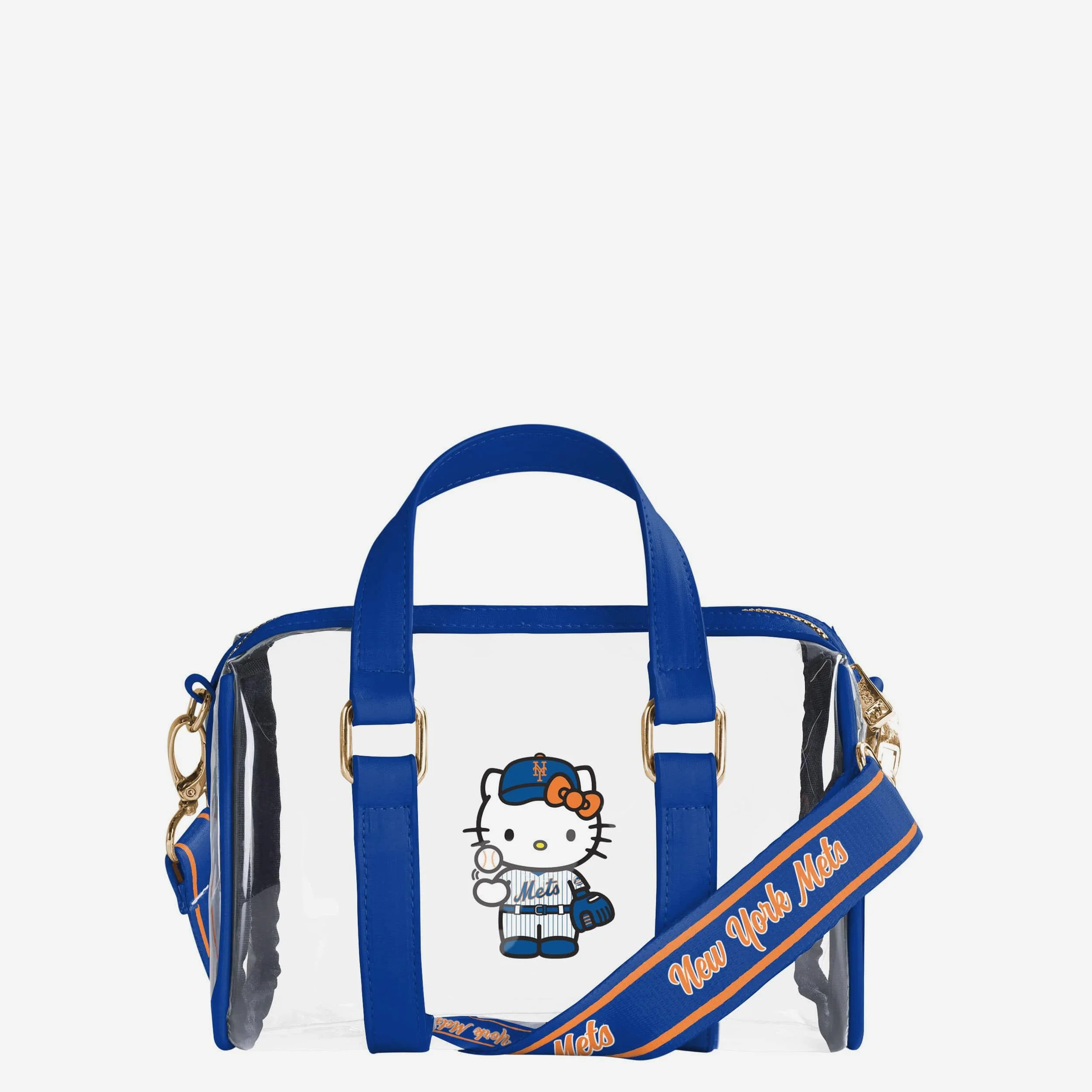 New York Mets Hello Kitty® Clear Barrel Bag