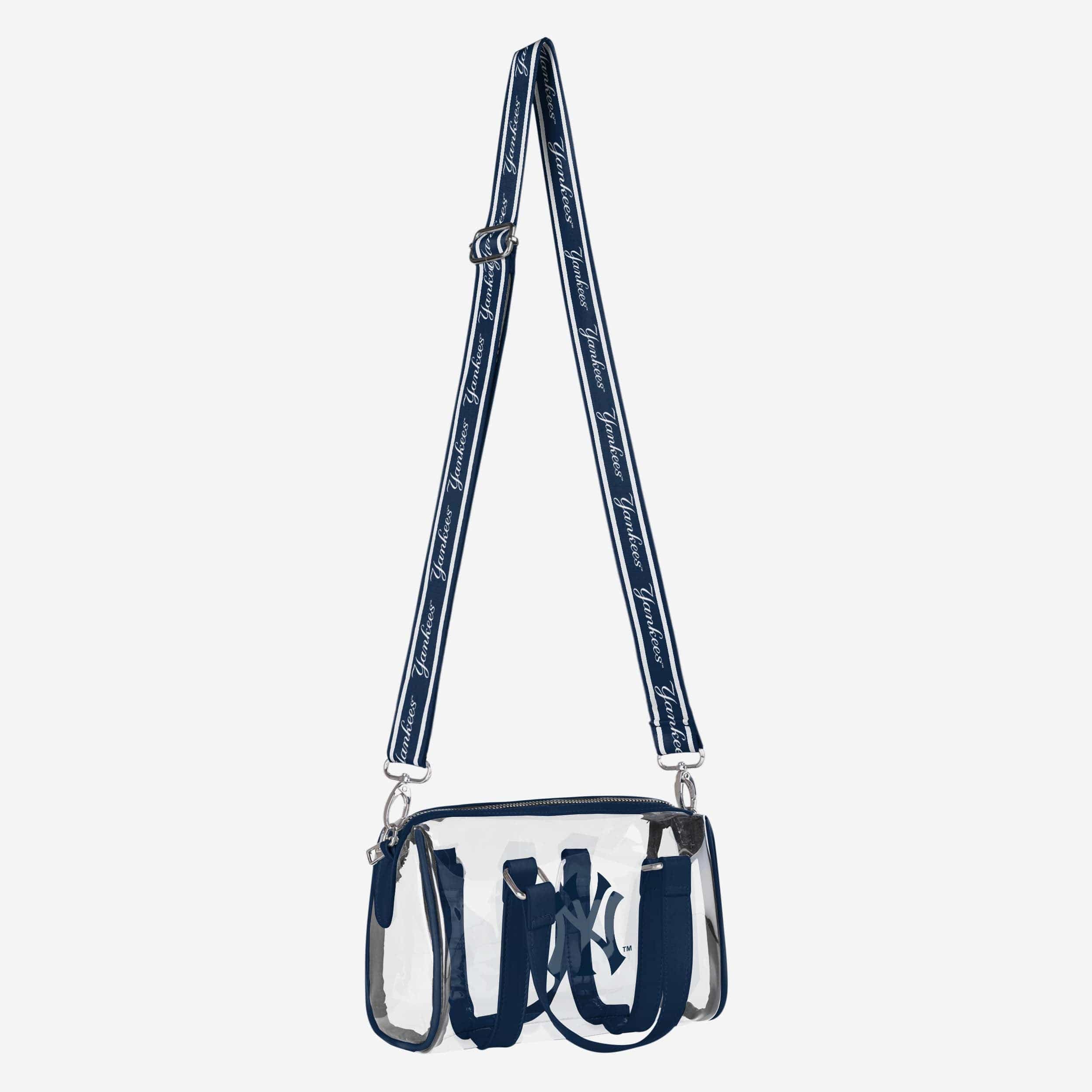 New York Yankees Clear Barrel Bag 2 New York Yankees Clear Barrel Bag
