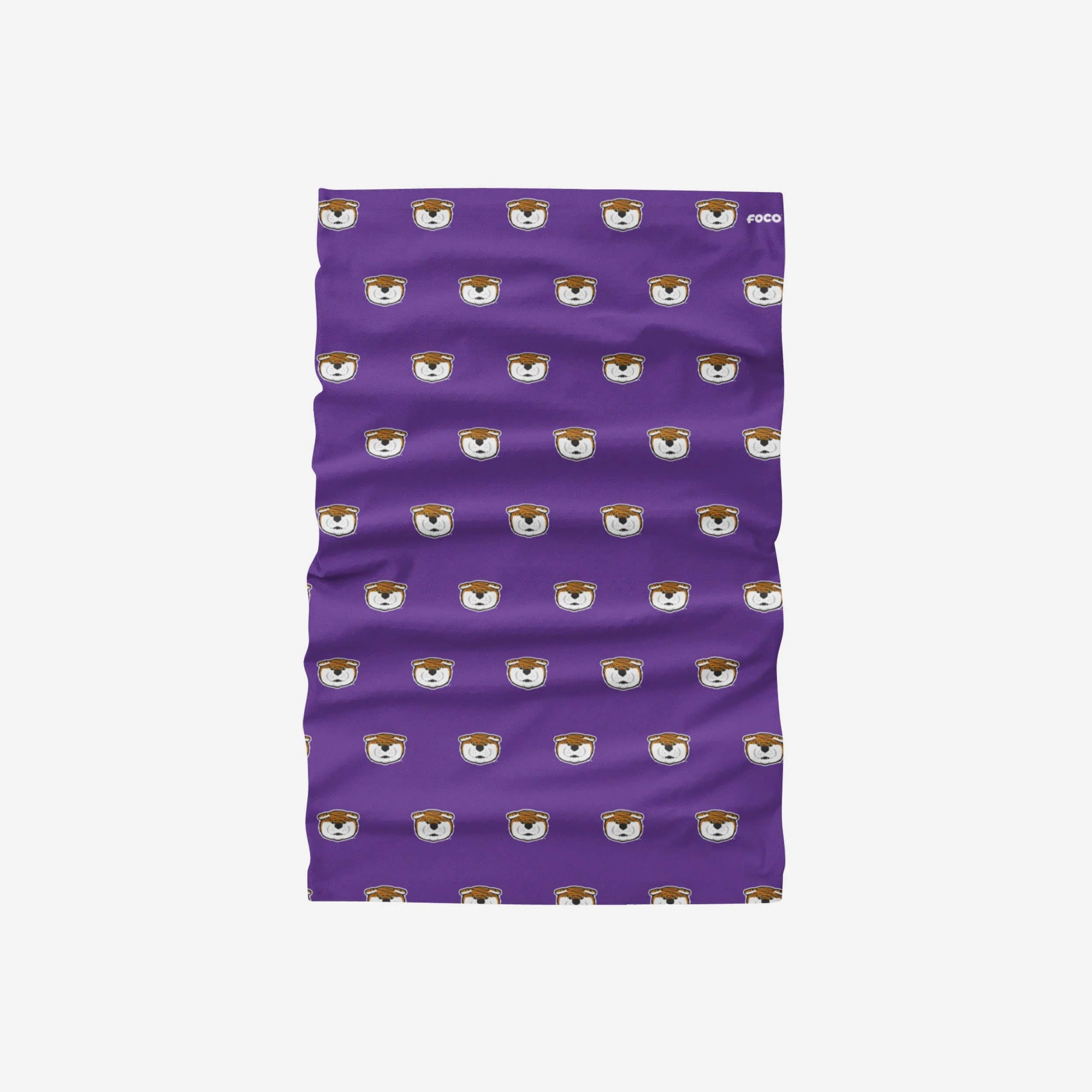 Mike The Tiger LSU Tigers Mini Print Mascot Gaiter Scarf 2 Mike The Tiger LSU Tigers Mini Print Mascot Gaiter Scarf