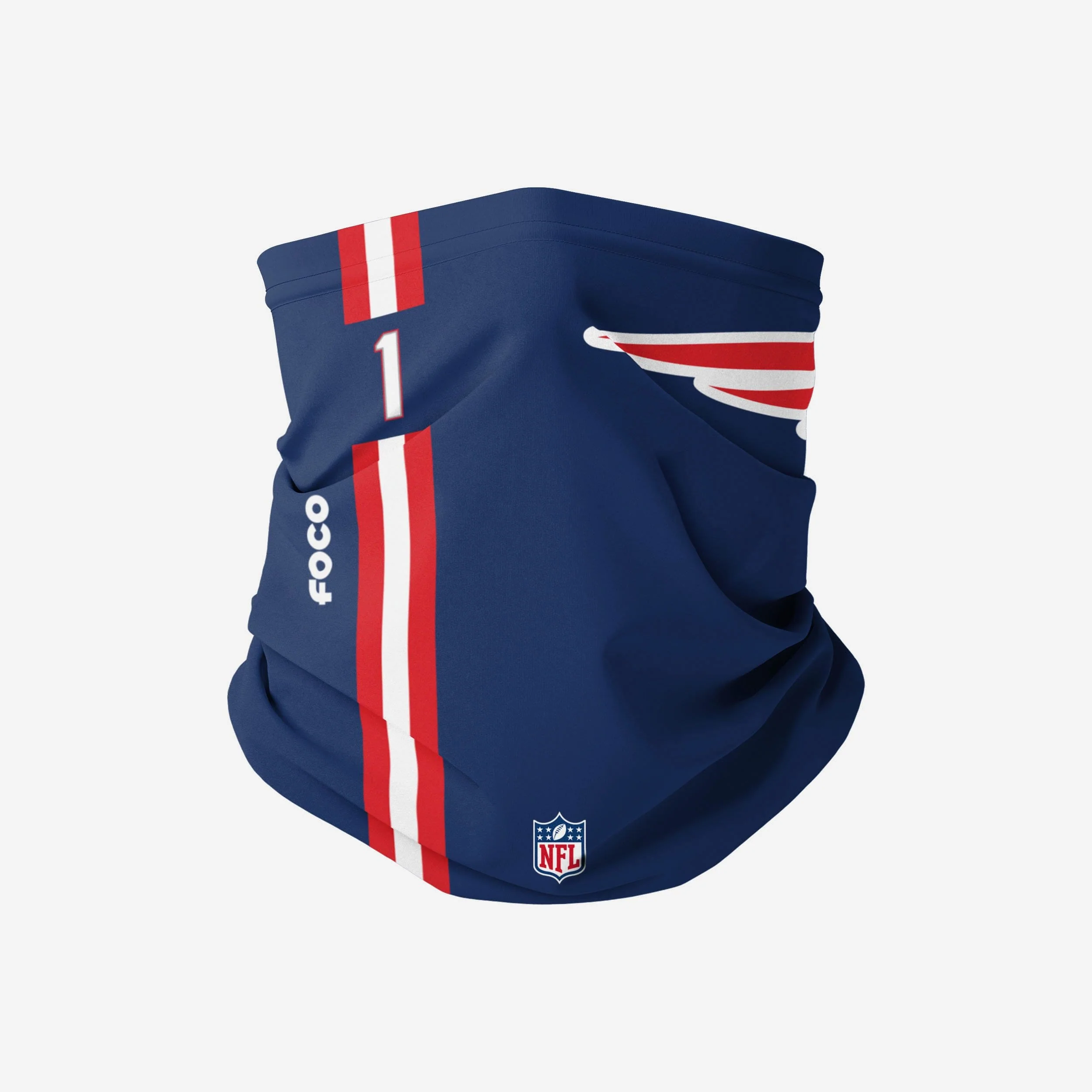 Cam Newton New England Patriots On-Field Sideline Logo Gaiter Scarf