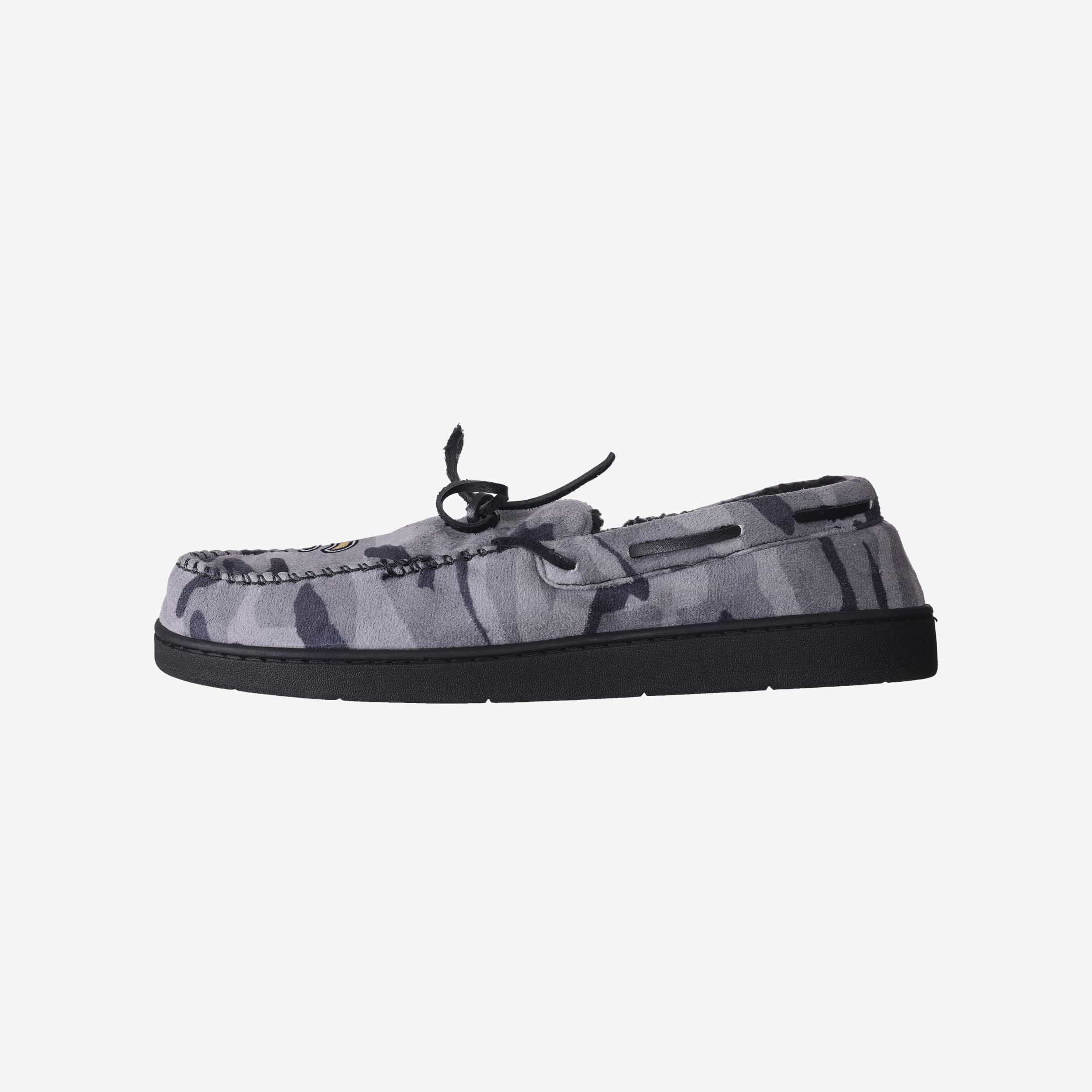 New Orleans Saints Printed Camo Moccasin Slipper