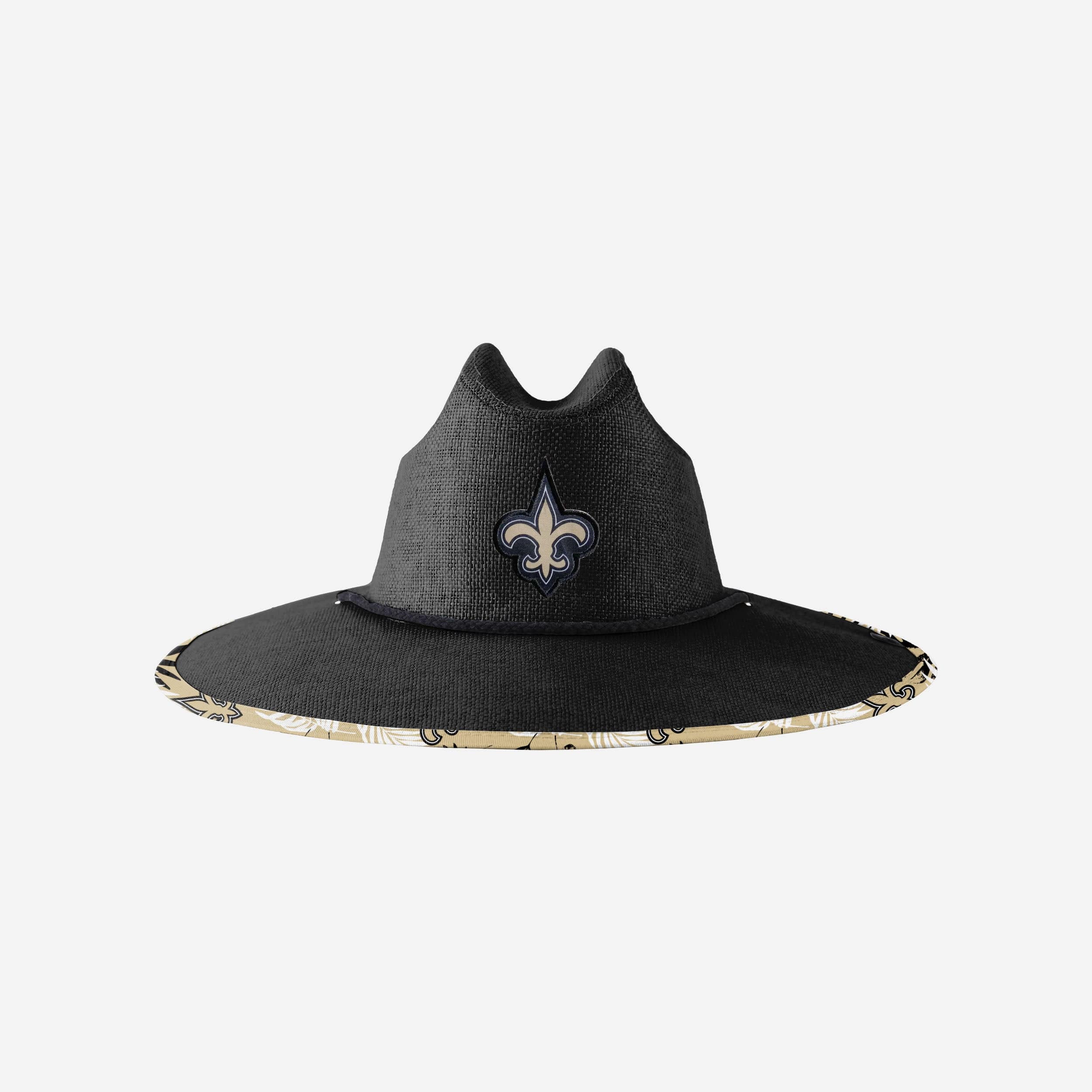 New Orleans Saints Team Color Straw Hat 1 New Orleans Saints Team Color Straw Hat