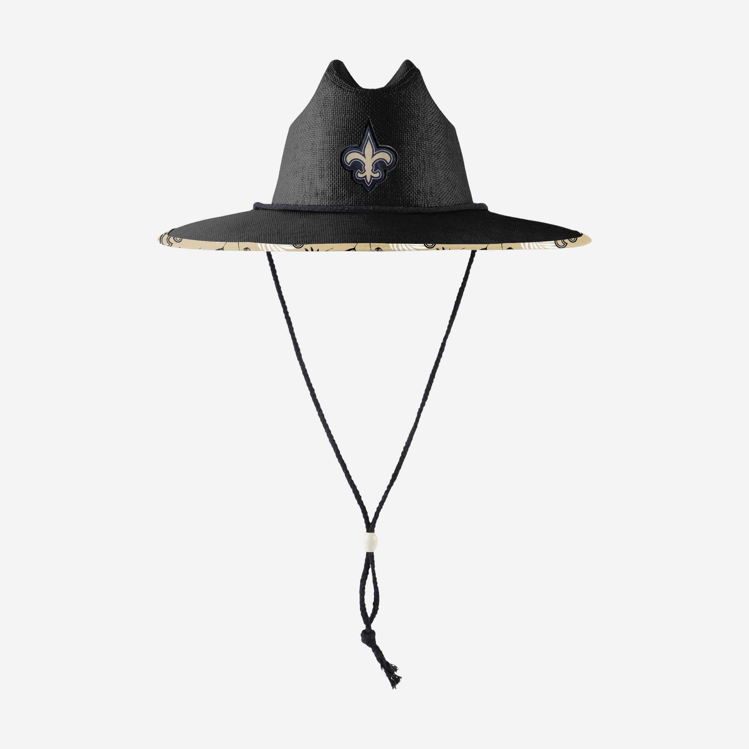New Orleans Saints Team Color Straw Hat 6 New Orleans Saints Team Color Straw Hat