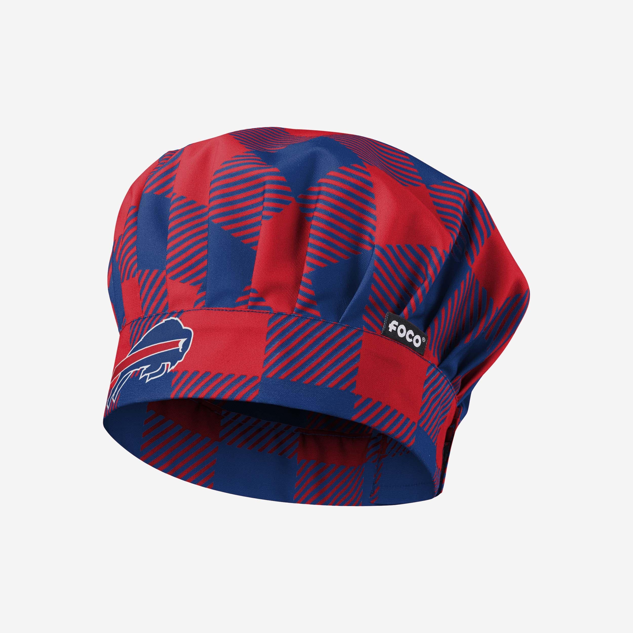 Buffalo Bills Plaid Chef Hat