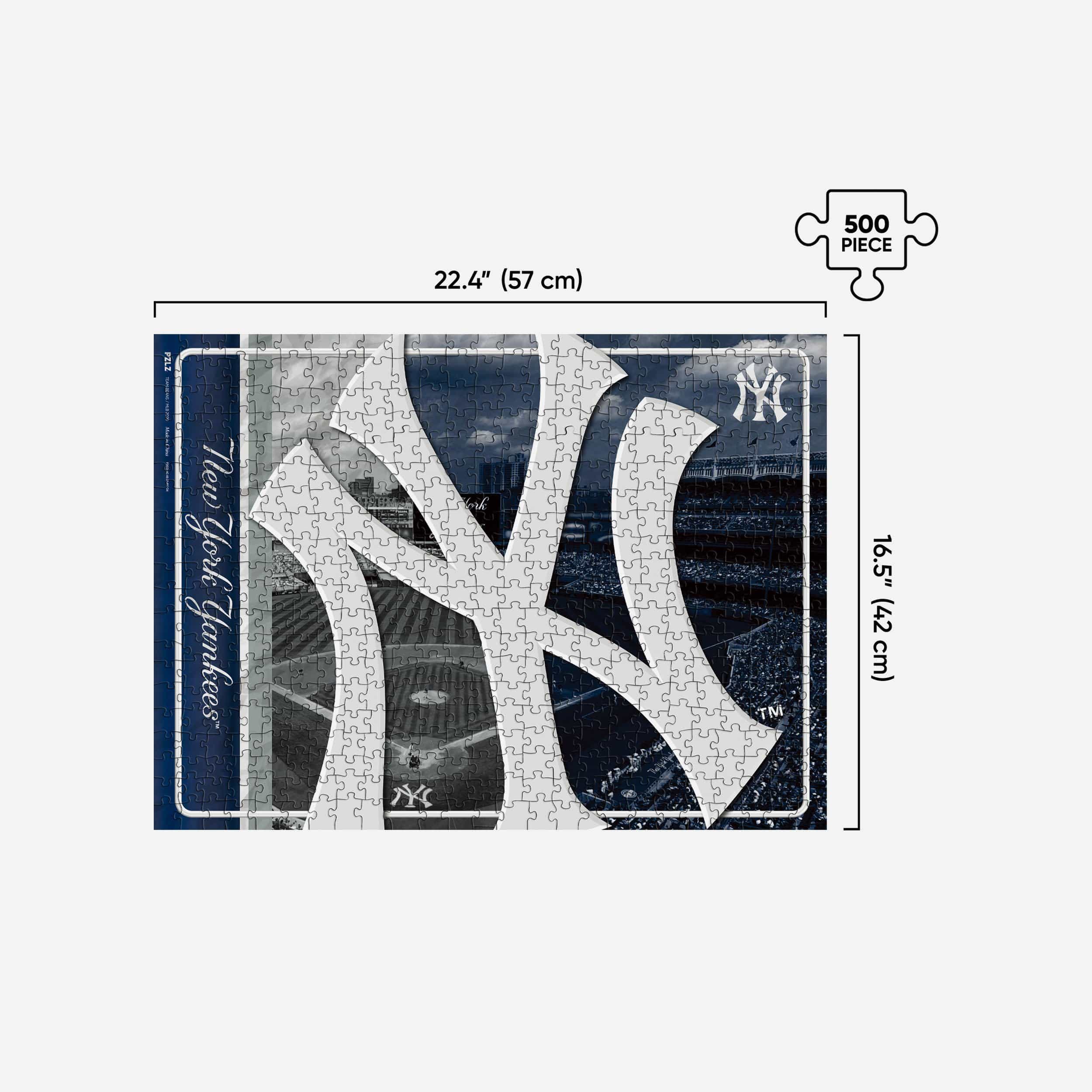 New York Yankees Big Logo 500 Piece Jigsaw Puzzle PZLZ 2 New York Yankees Big Logo 500 Piece Jigsaw Puzzle PZLZ