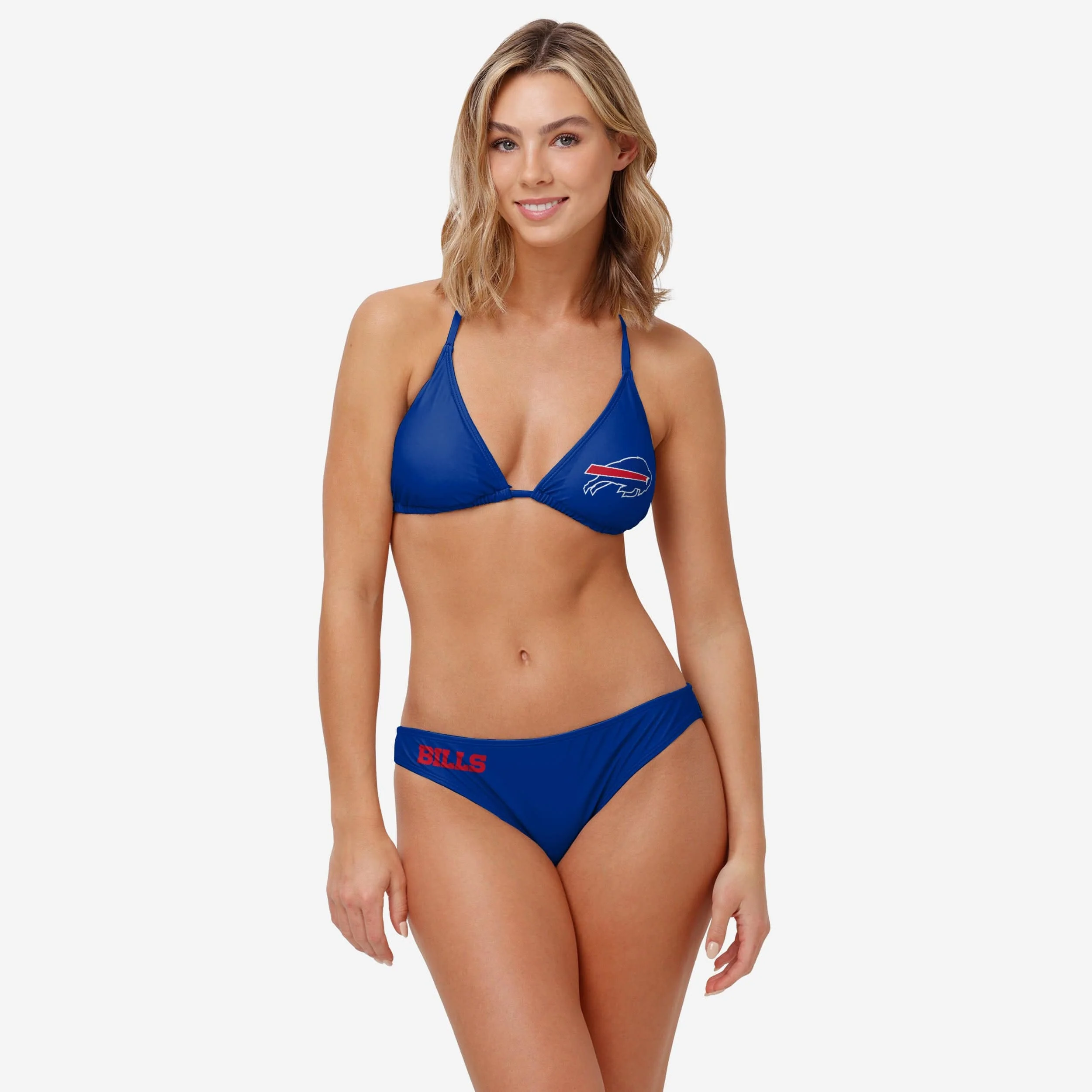 Buffalo Bills Womens Solid Logo Bikini Top 4 Buffalo Bills Womens Solid Logo Bikini Top