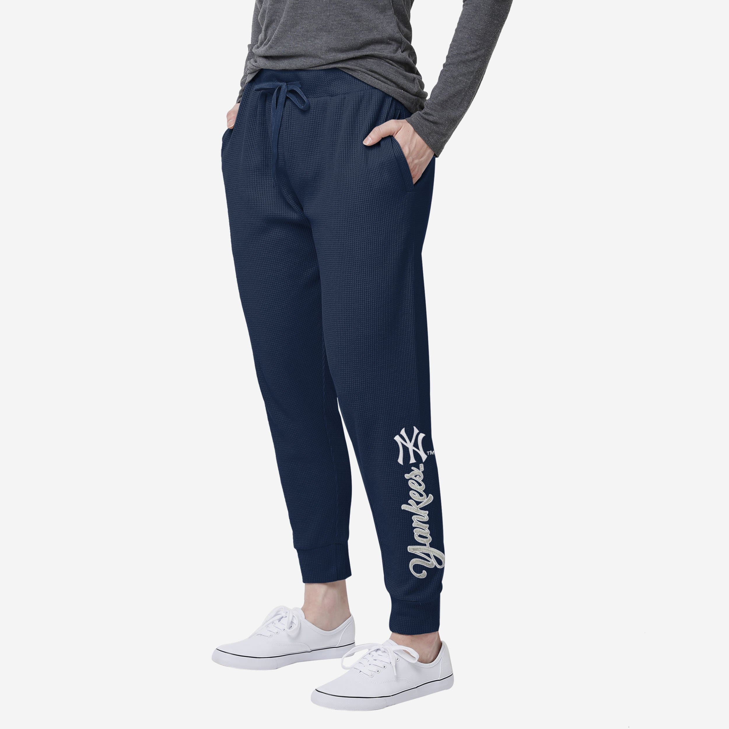 New York Yankees Womens Waffle Lounge Pants