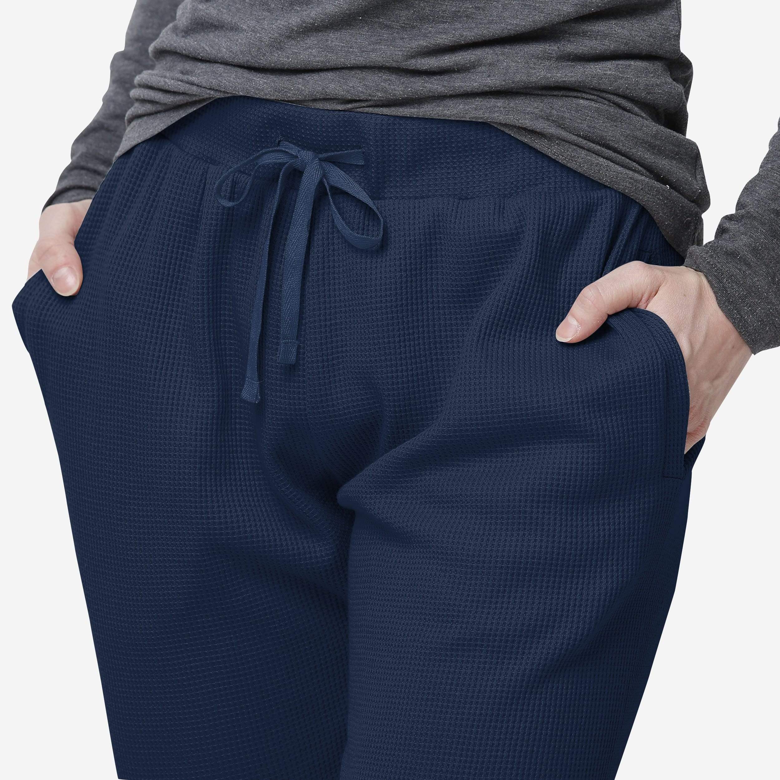 New York Yankees Womens Waffle Lounge Pants 4 New York Yankees Womens Waffle Lounge Pants
