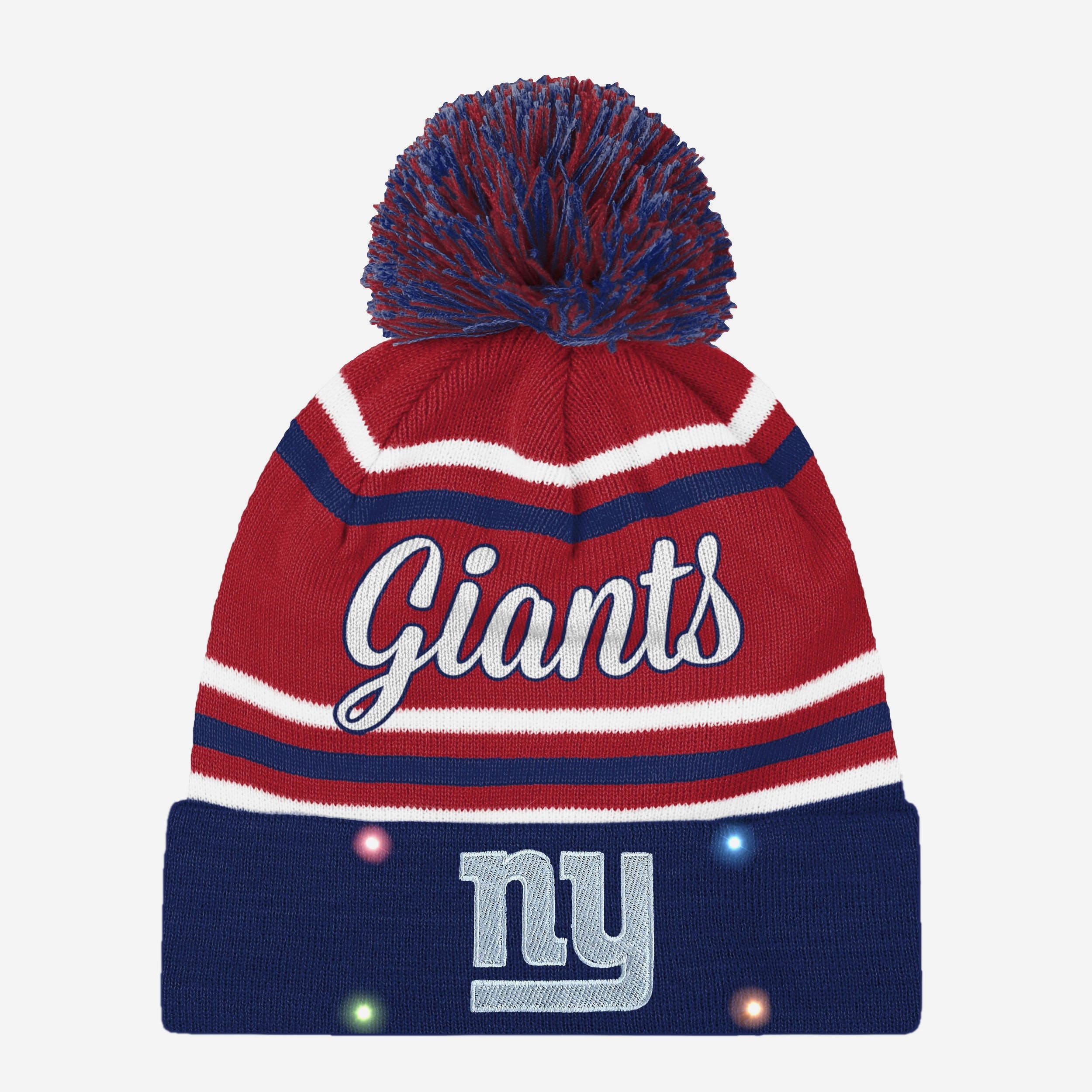 New York Giants Womens Wordmark Script Light Up Beanie 2 New York Giants Womens Wordmark Script Light Up Beanie