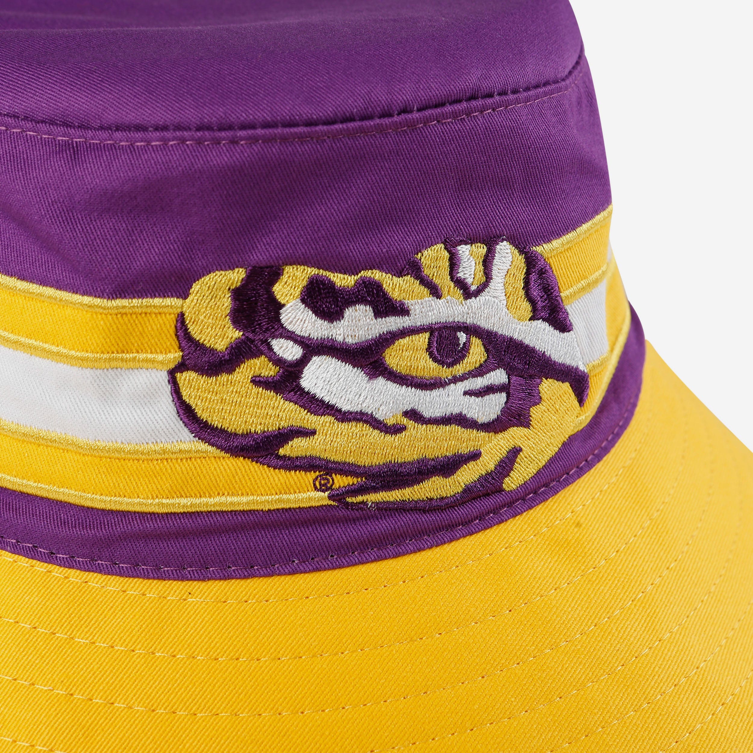 LSU Tigers Team Stripe Bucket Hat 3 LSU Tigers Team Stripe Bucket Hat