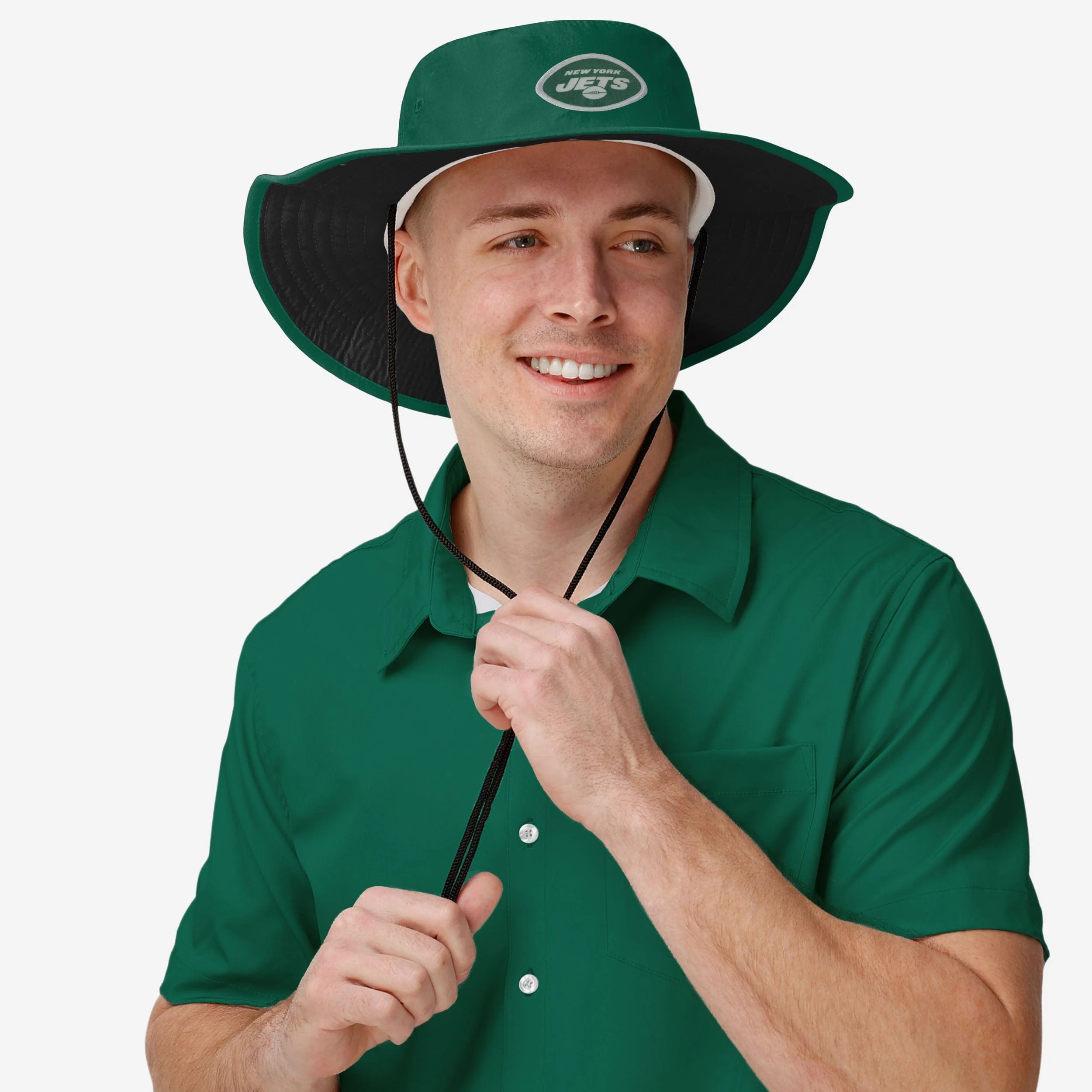 New York Jets Colorblock Boonie Hat 3 New York Jets Colorblock Boonie Hat