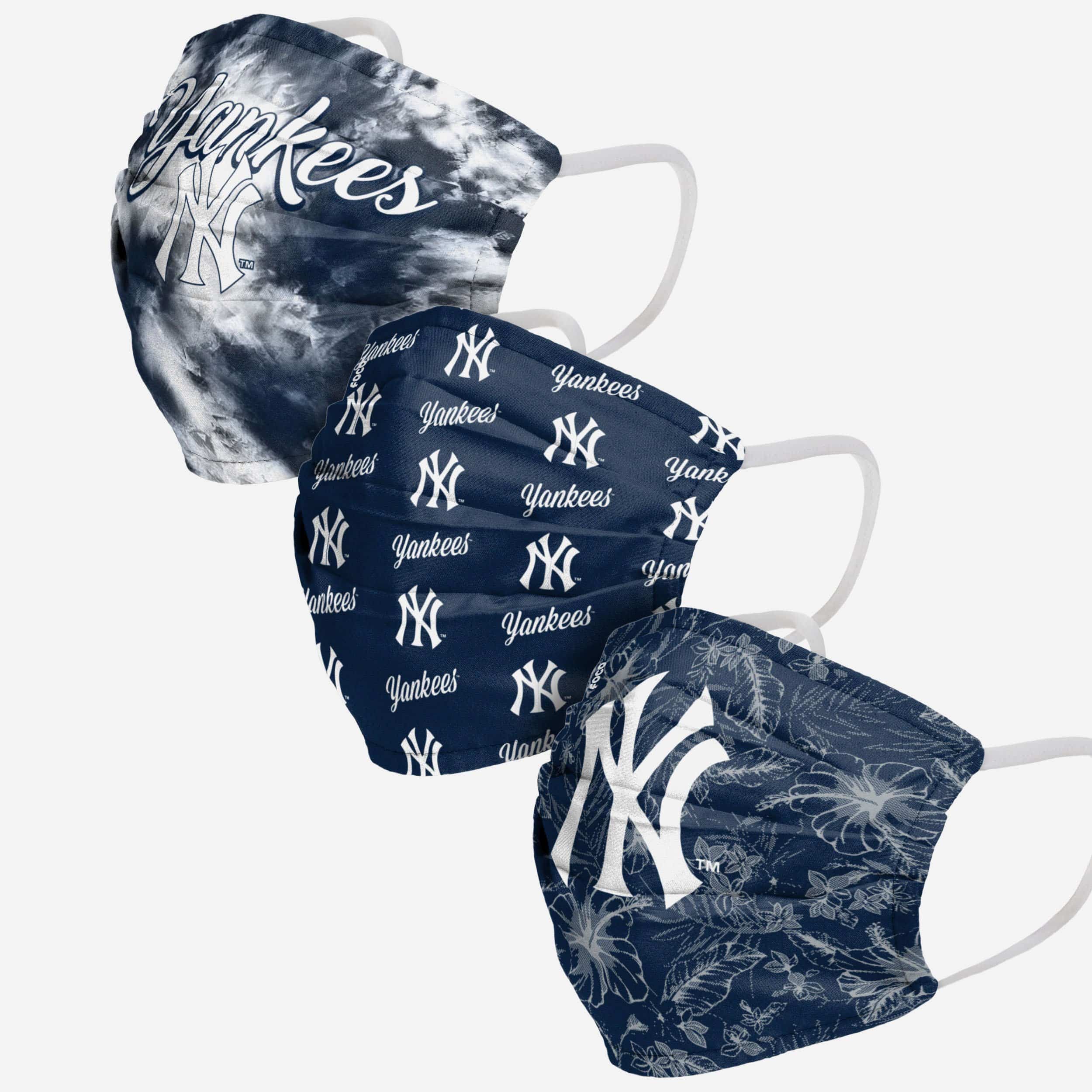 New York Yankees Womens Matchday 3 Pack Face Cover