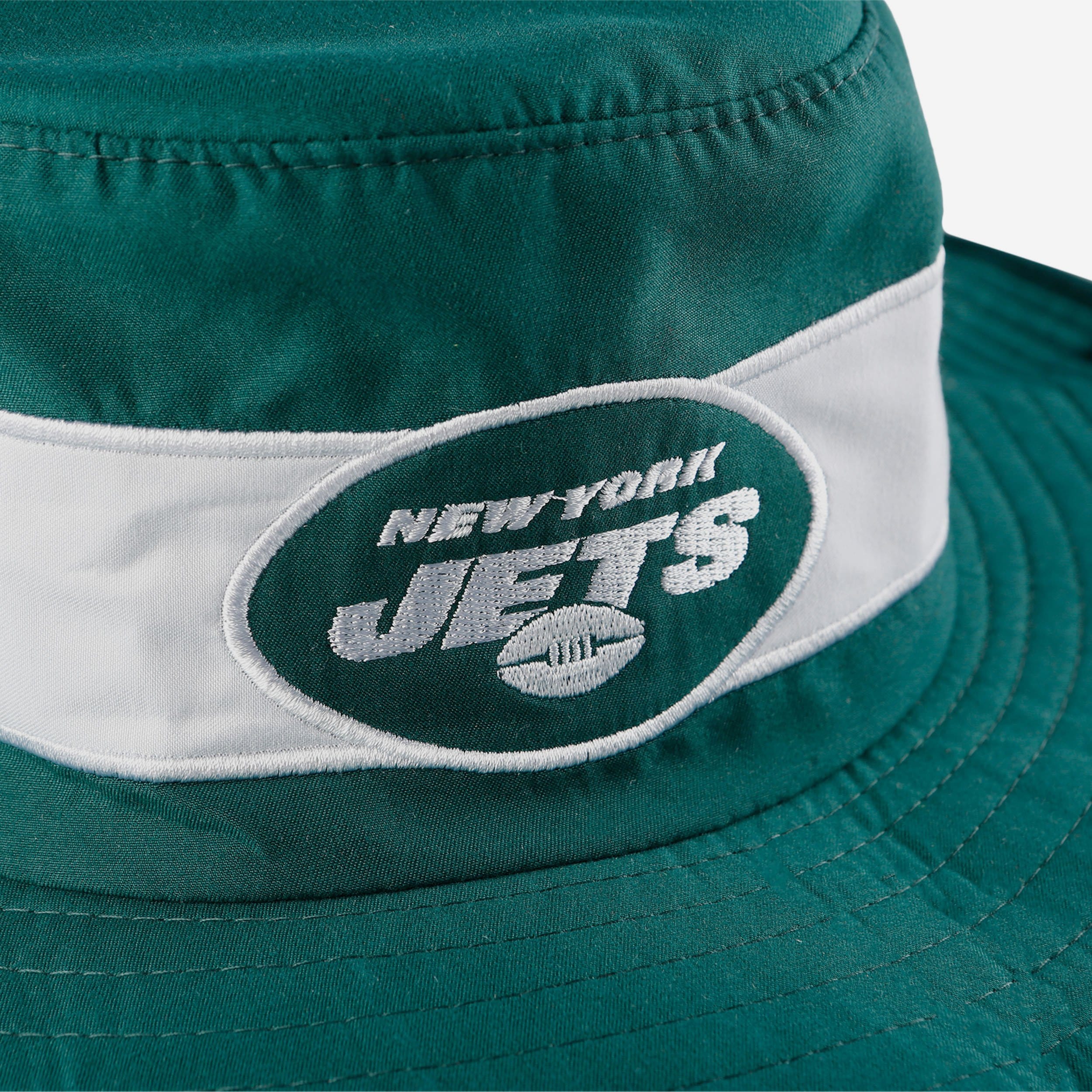 New York Jets Team Stripe Boonie Hat 3 New York Jets Team Stripe Boonie Hat