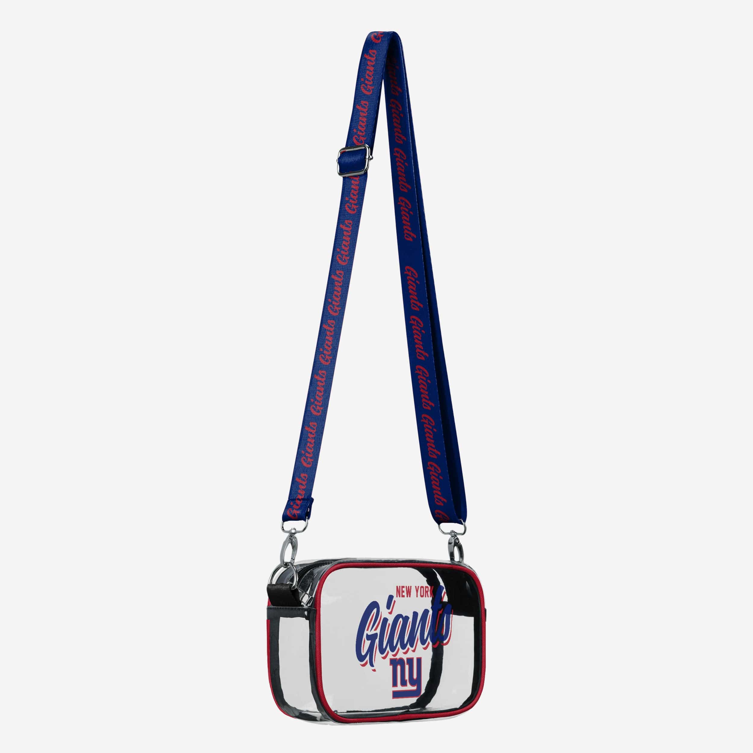 New York Giants Monty Script Clear Crossbody Bag 2 New York Giants Monty Script Clear Crossbody Bag