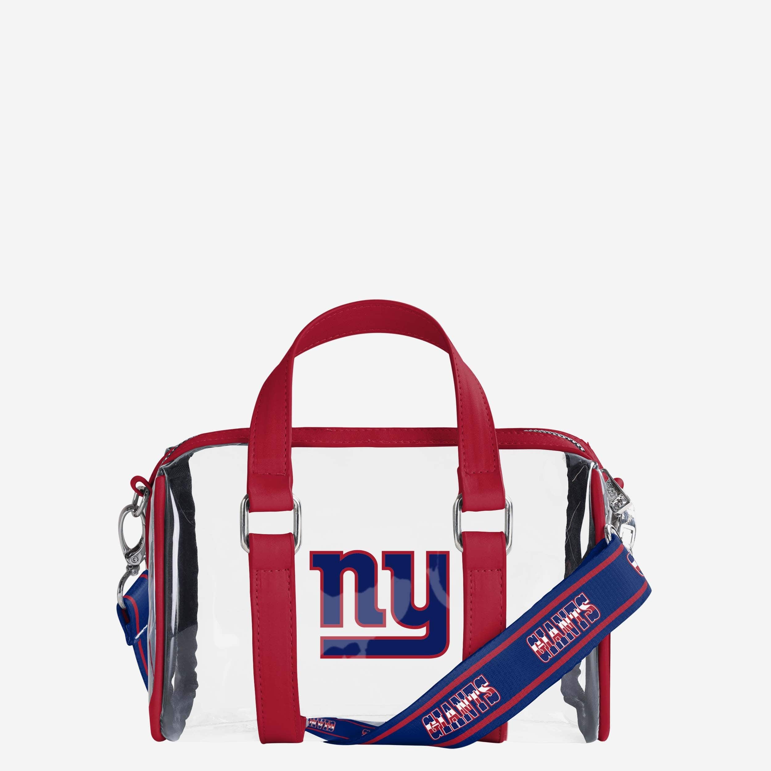New York Giants Clear Barrel Bag