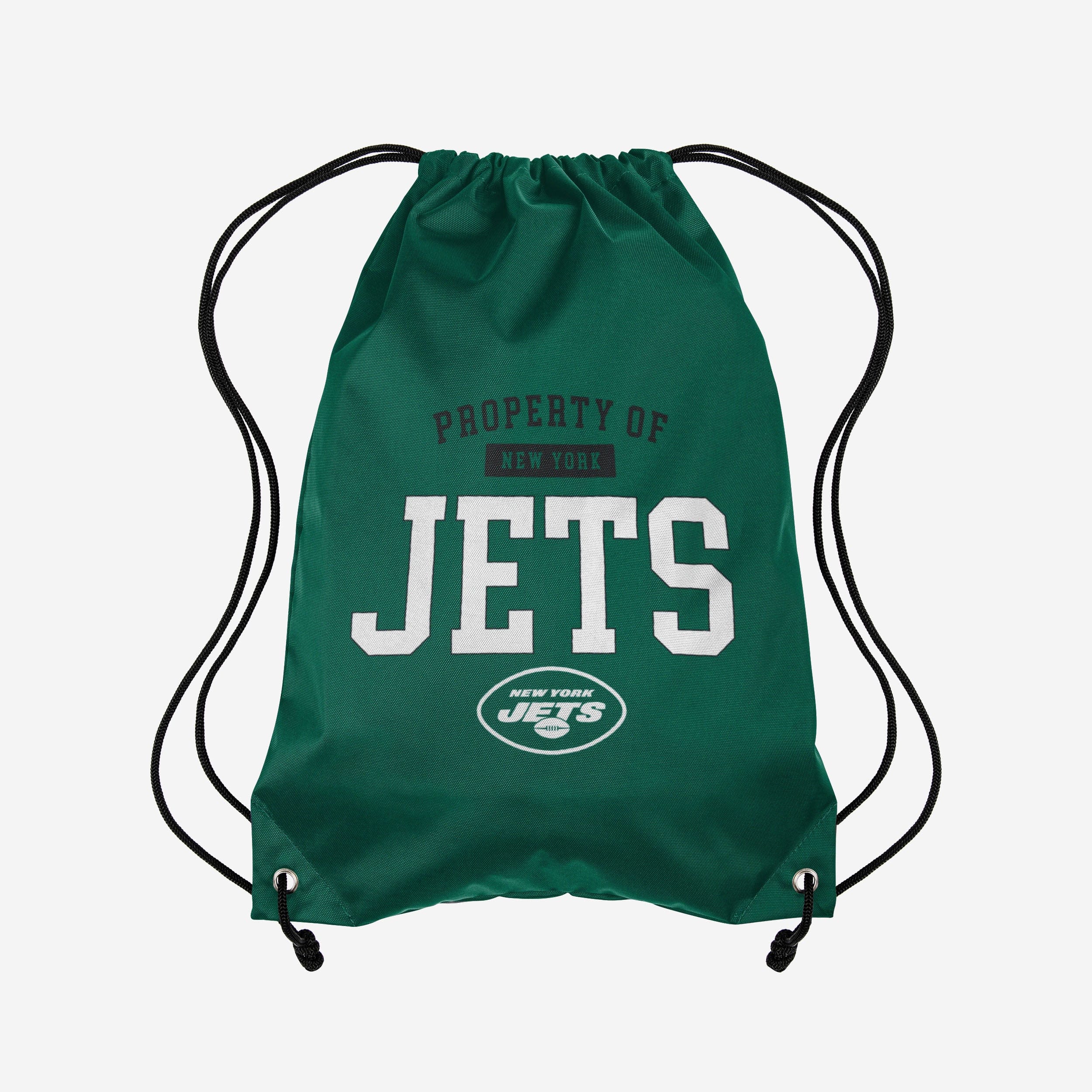 New York Jets Property Of Drawstring Backpack 1 New York Jets Property Of Drawstring Backpack
