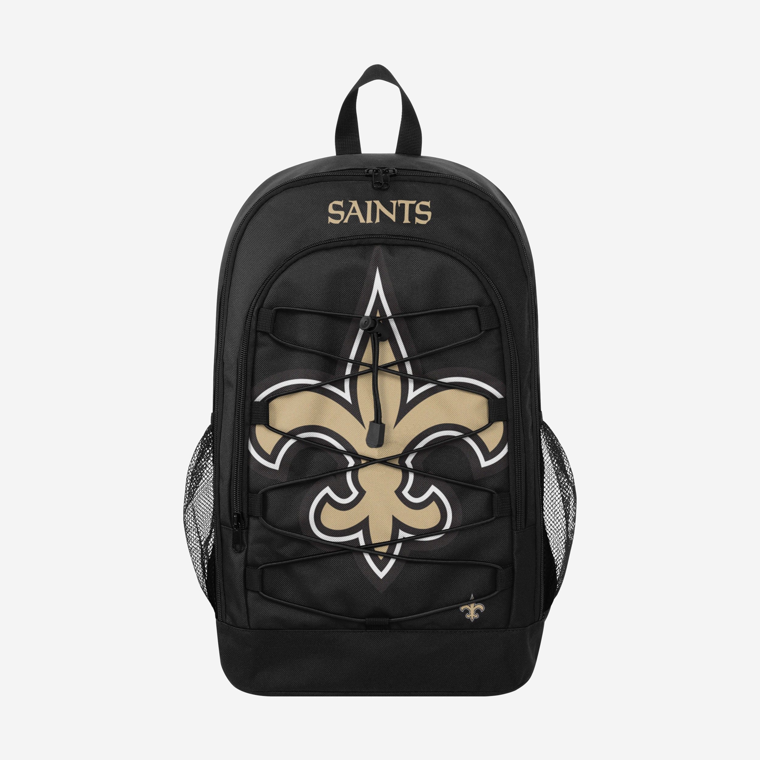 New Orleans Saints Big Logo Bungee Backpack