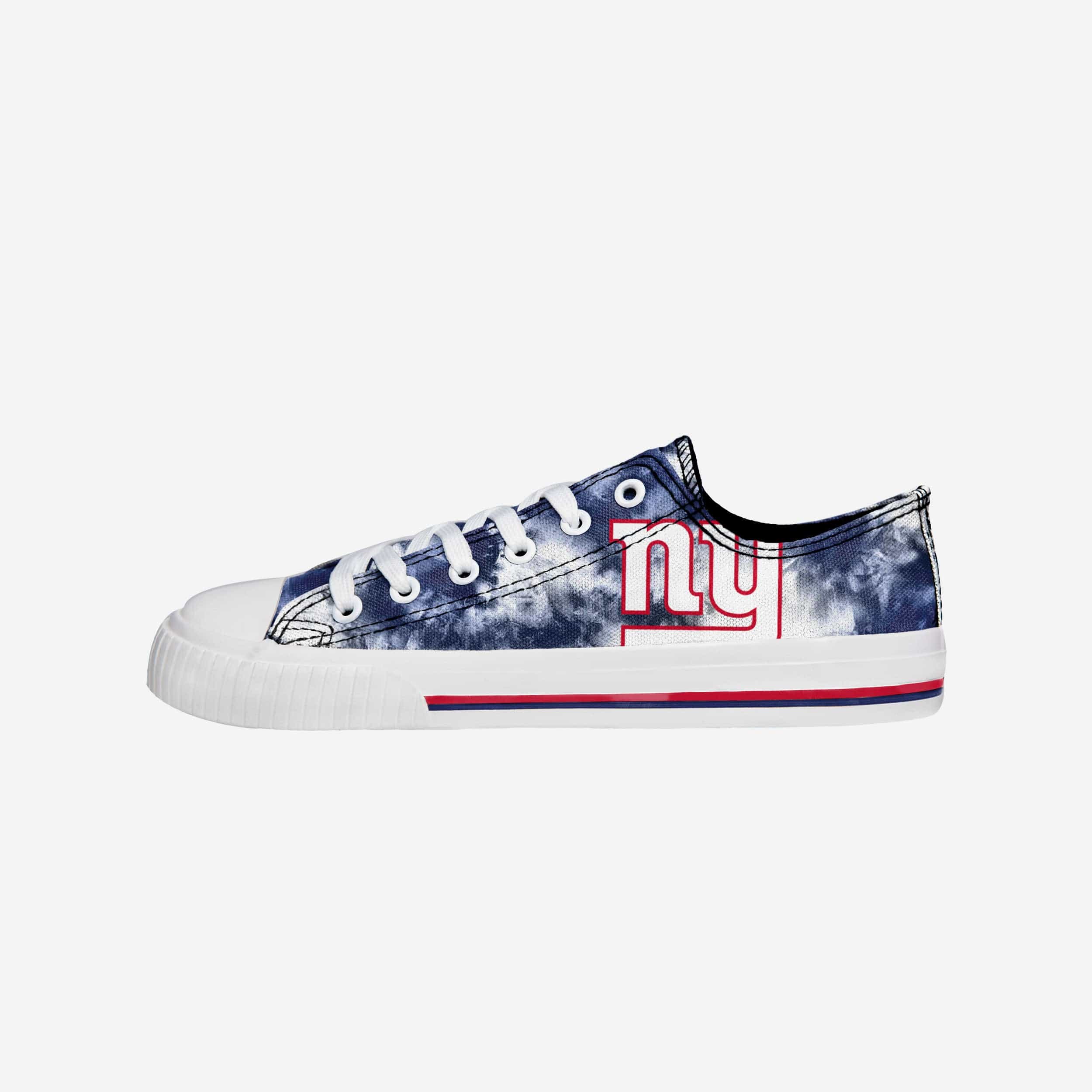 New York Giants Womens Low Top Tie-Dye Canvas Shoe 1 New York Giants Womens Low Top Tie-Dye Canvas Shoe