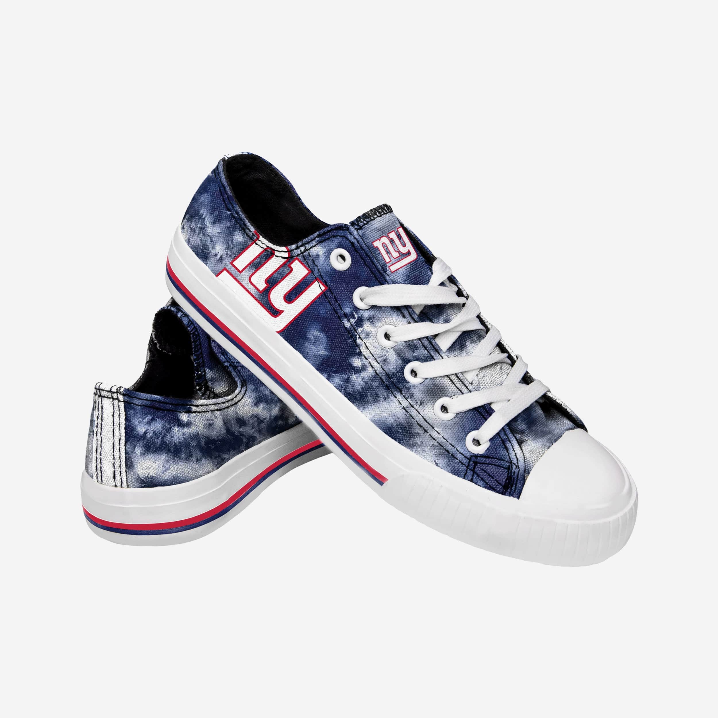 New York Giants Womens Low Top Tie-Dye Canvas Shoe 2 New York Giants Womens Low Top Tie-Dye Canvas Shoe