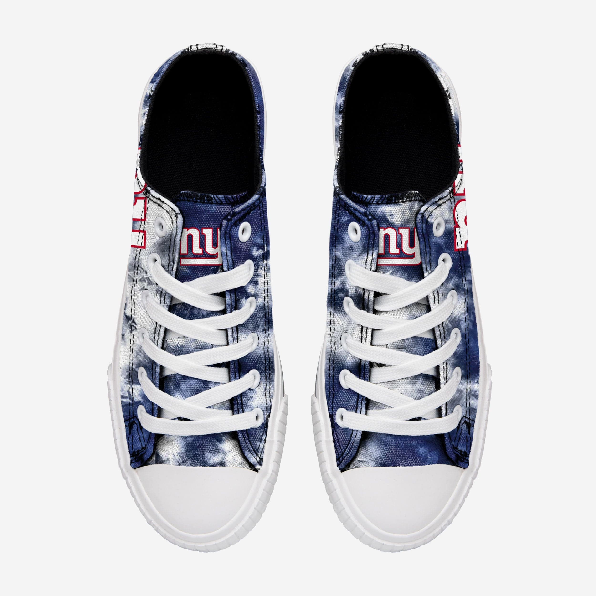 New York Giants Womens Low Top Tie-Dye Canvas Shoe 3 New York Giants Womens Low Top Tie-Dye Canvas Shoe
