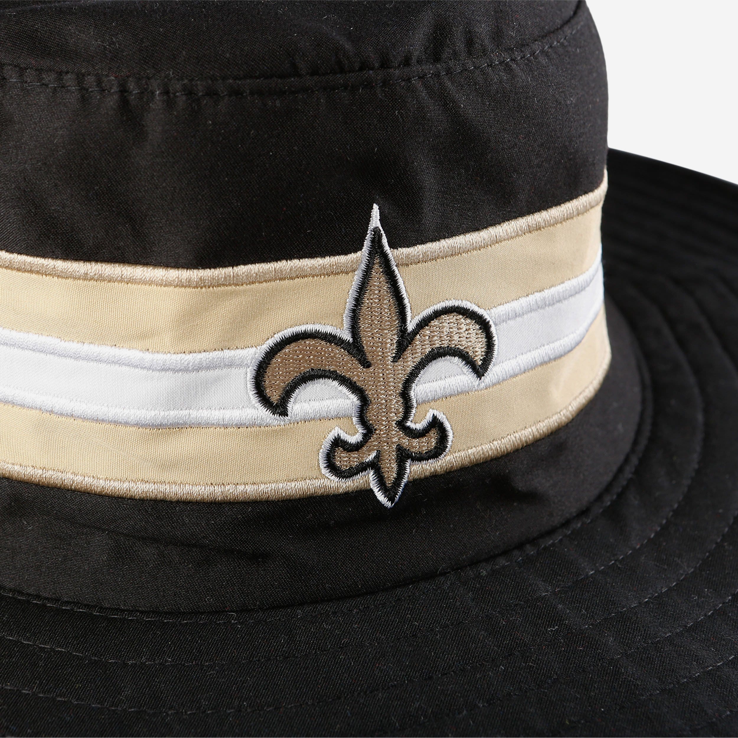 New Orleans Saints Team Stripe Boonie Hat 3 New Orleans Saints Team Stripe Boonie Hat