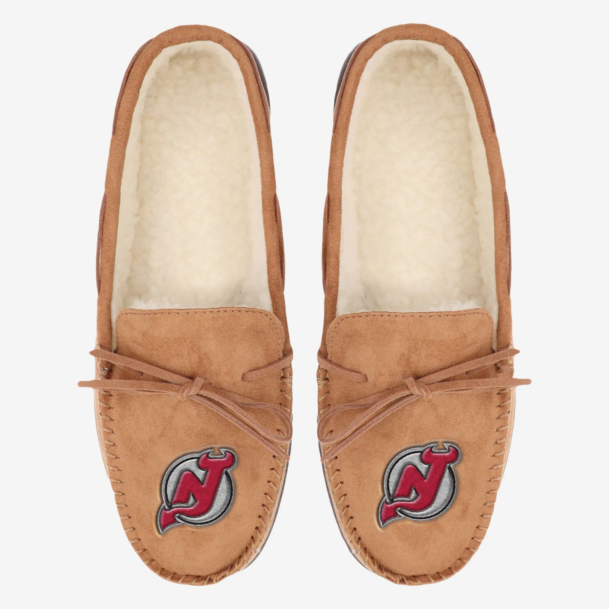 New Jersey Devils Moccasin Slipper 2 New Jersey Devils Moccasin Slipper