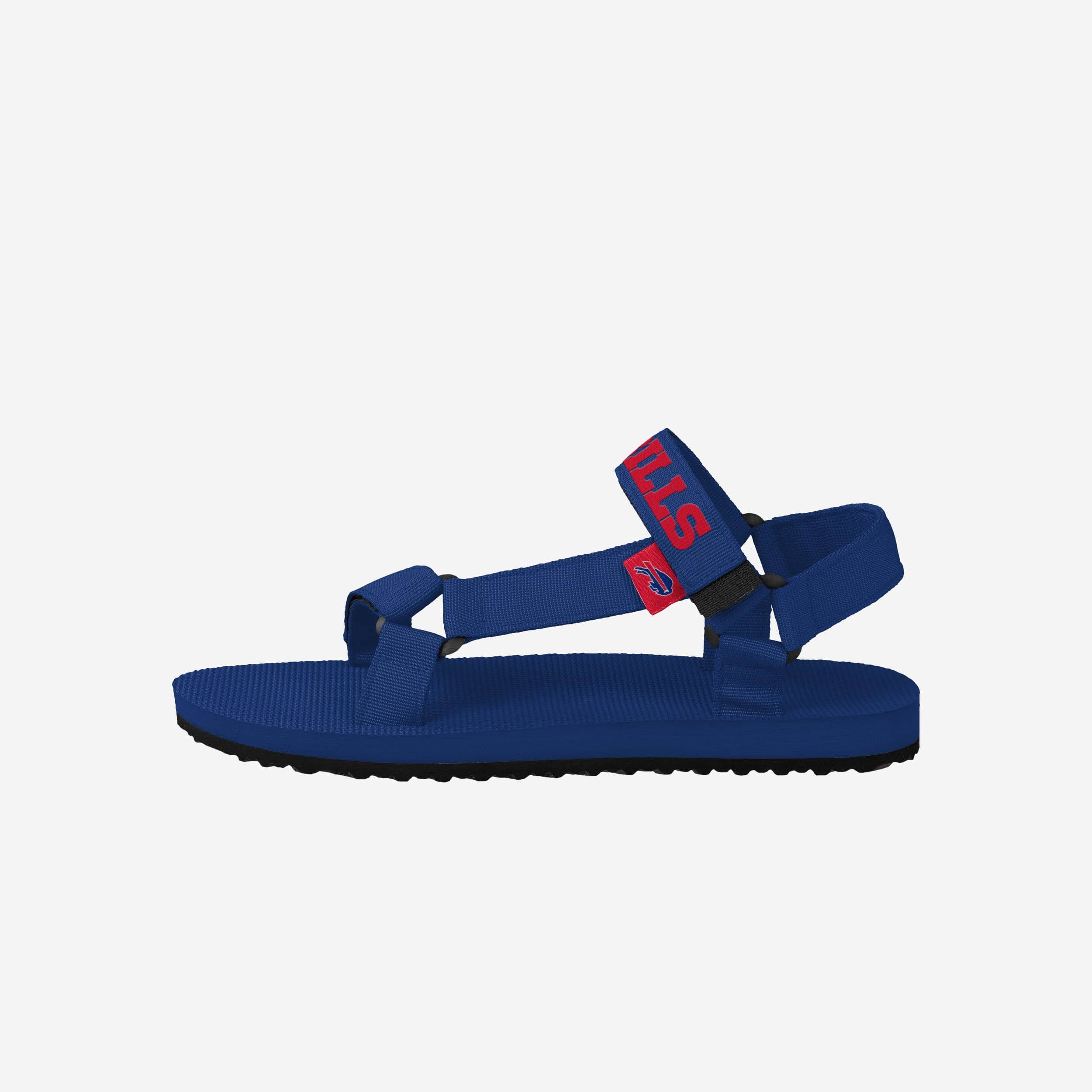 Buffalo Bills Mens Solid Strap Sandal 4 Buffalo Bills Mens Solid Strap Sandal