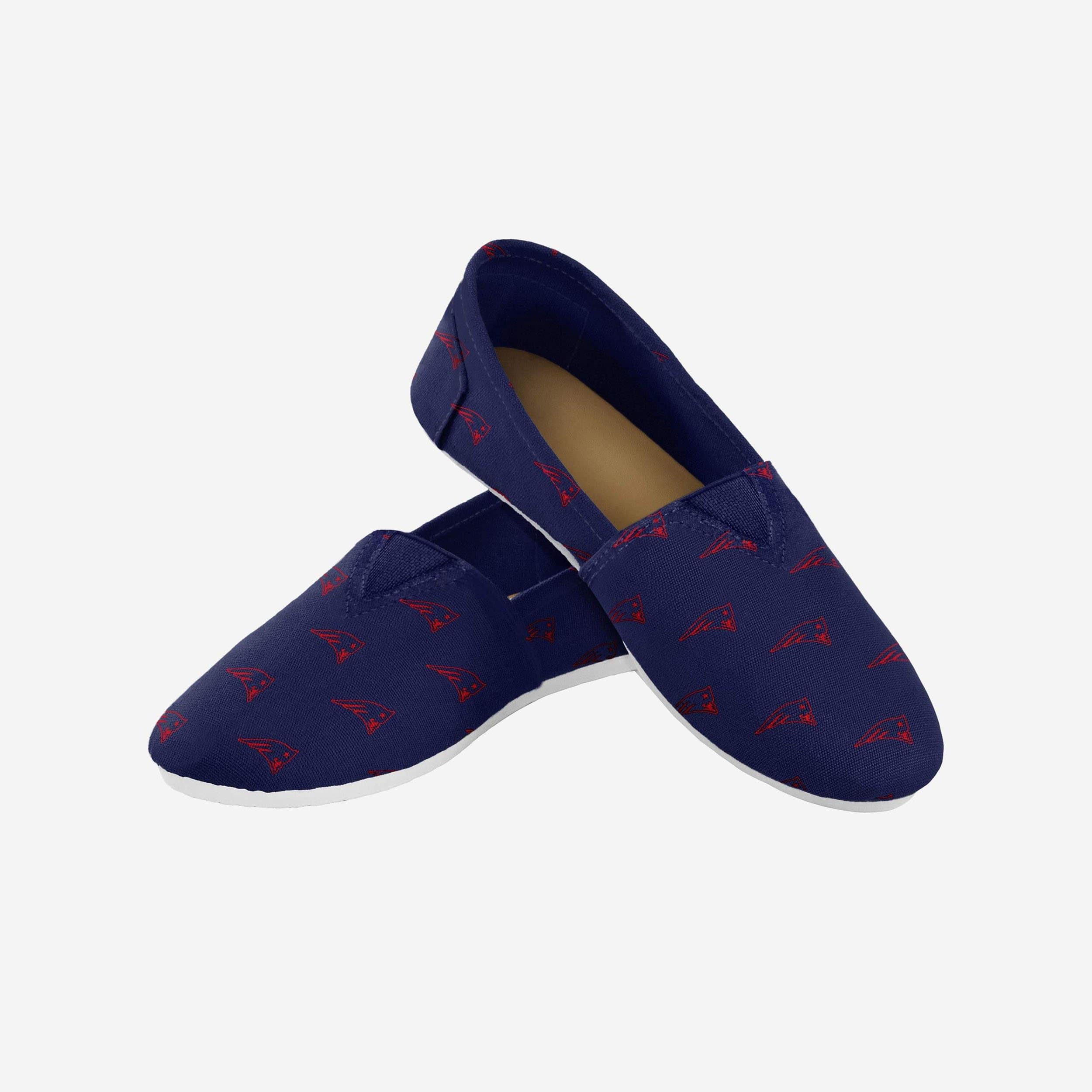 New England Patriots Womens Canvas Shoe 2 New England Patriots Womens Canvas Shoe