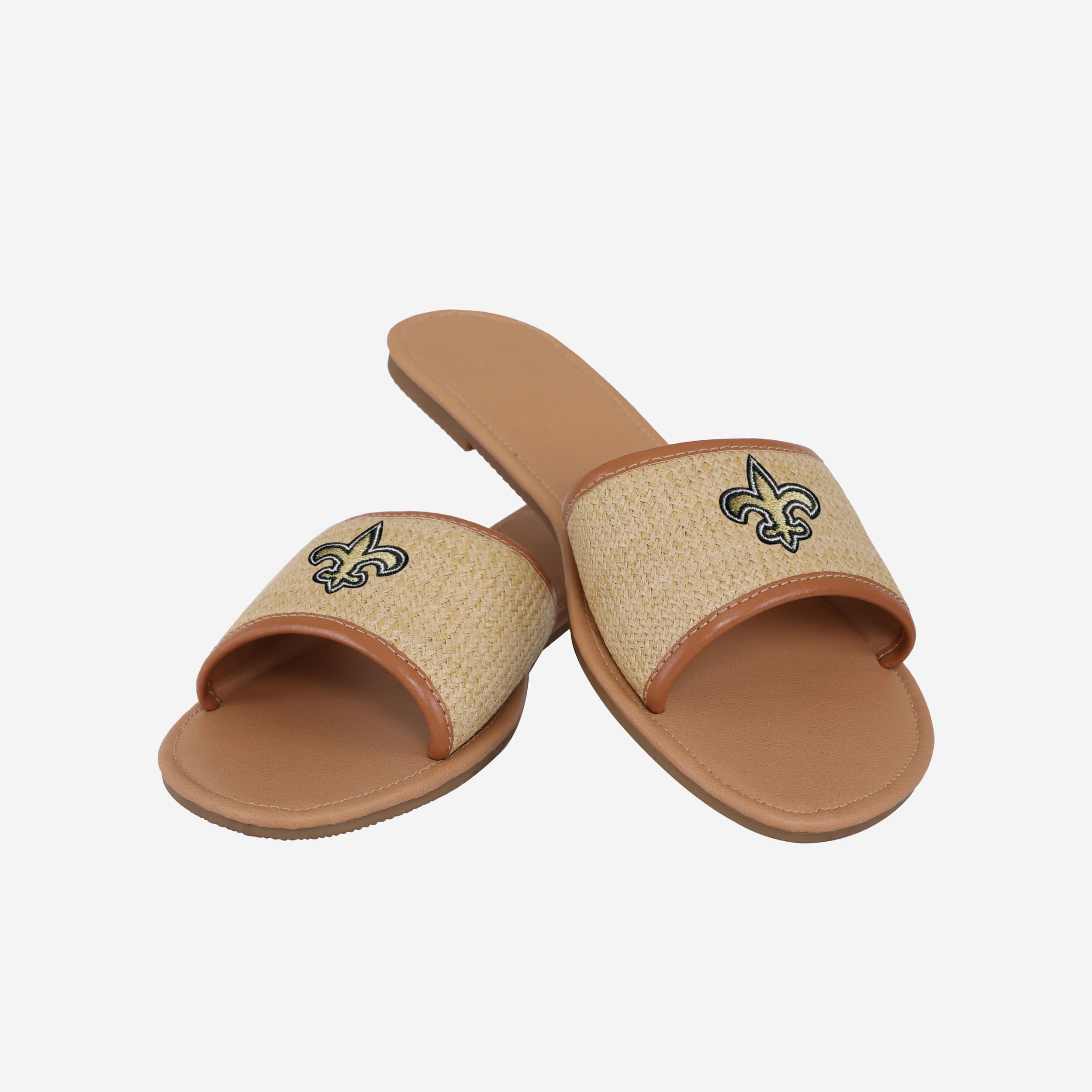 New Orleans Saints Womens Straw Slide 3 New Orleans Saints Womens Straw Slide