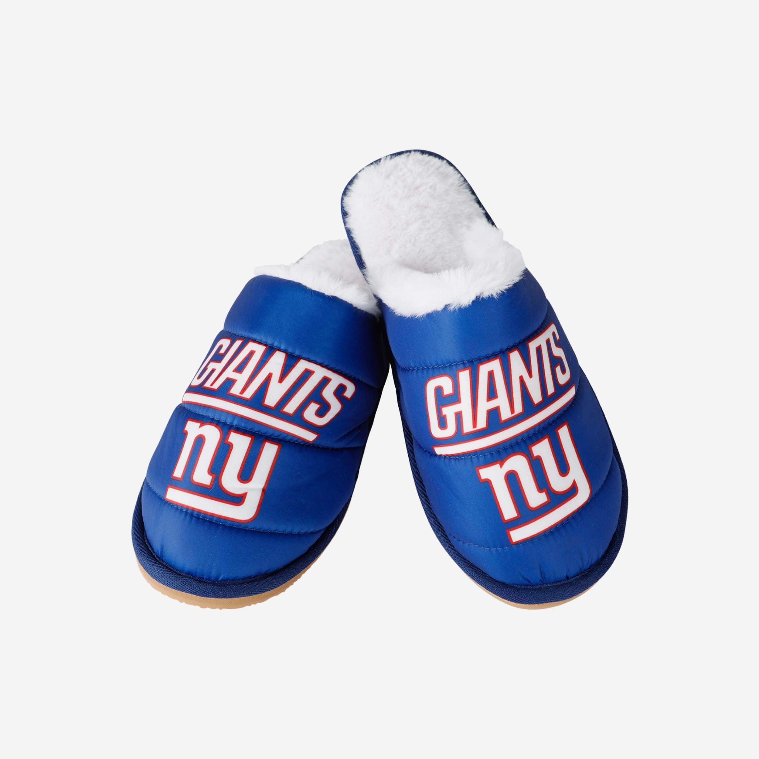 New York Giants Big Logo Mule Slipper 3 New York Giants Big Logo Mule Slipper