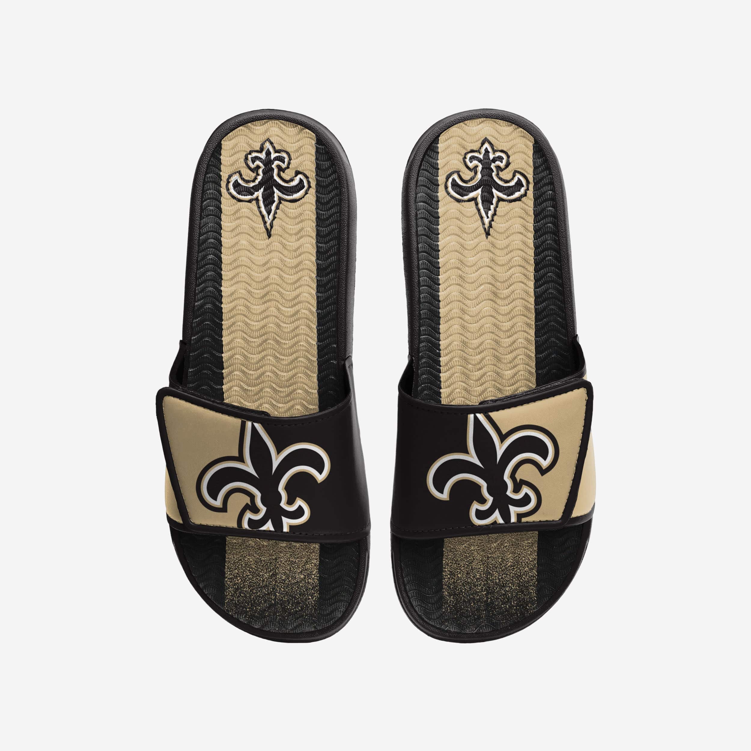 New Orleans Saints Team Stripe Gel Slide