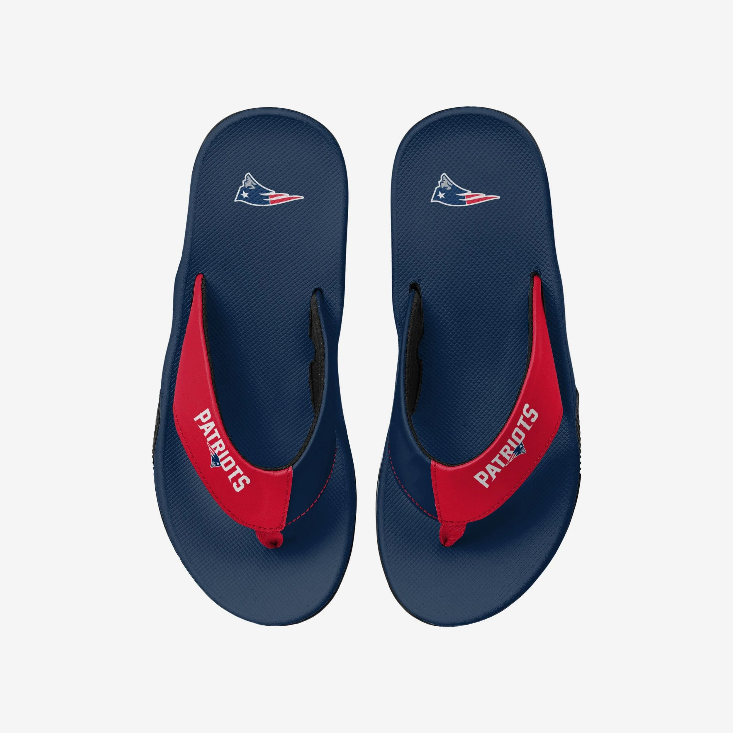 New England Patriots Team Color Contour Flip Flop