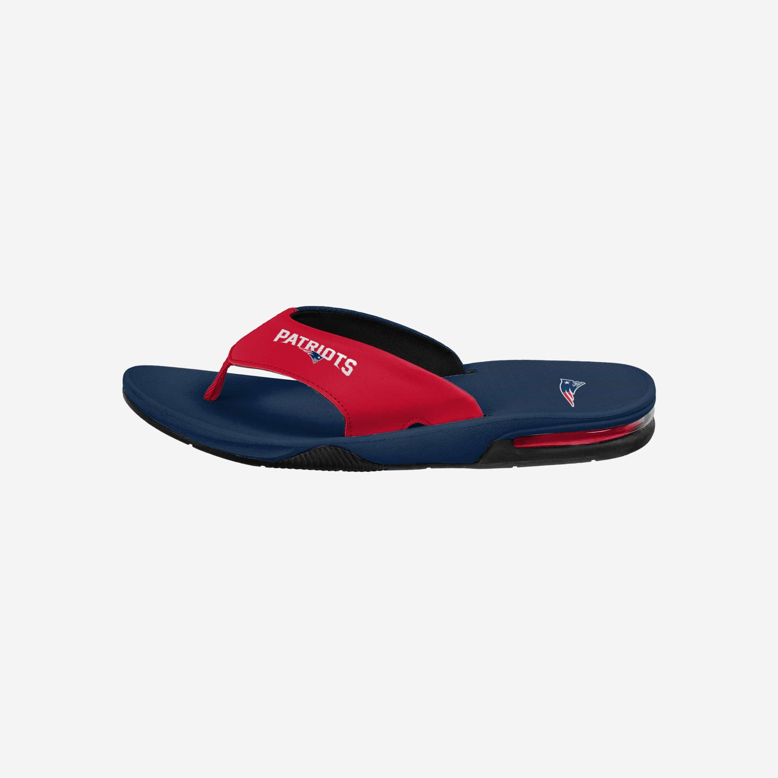 New England Patriots Team Color Contour Flip Flop 5 New England Patriots Team Color Contour Flip Flop