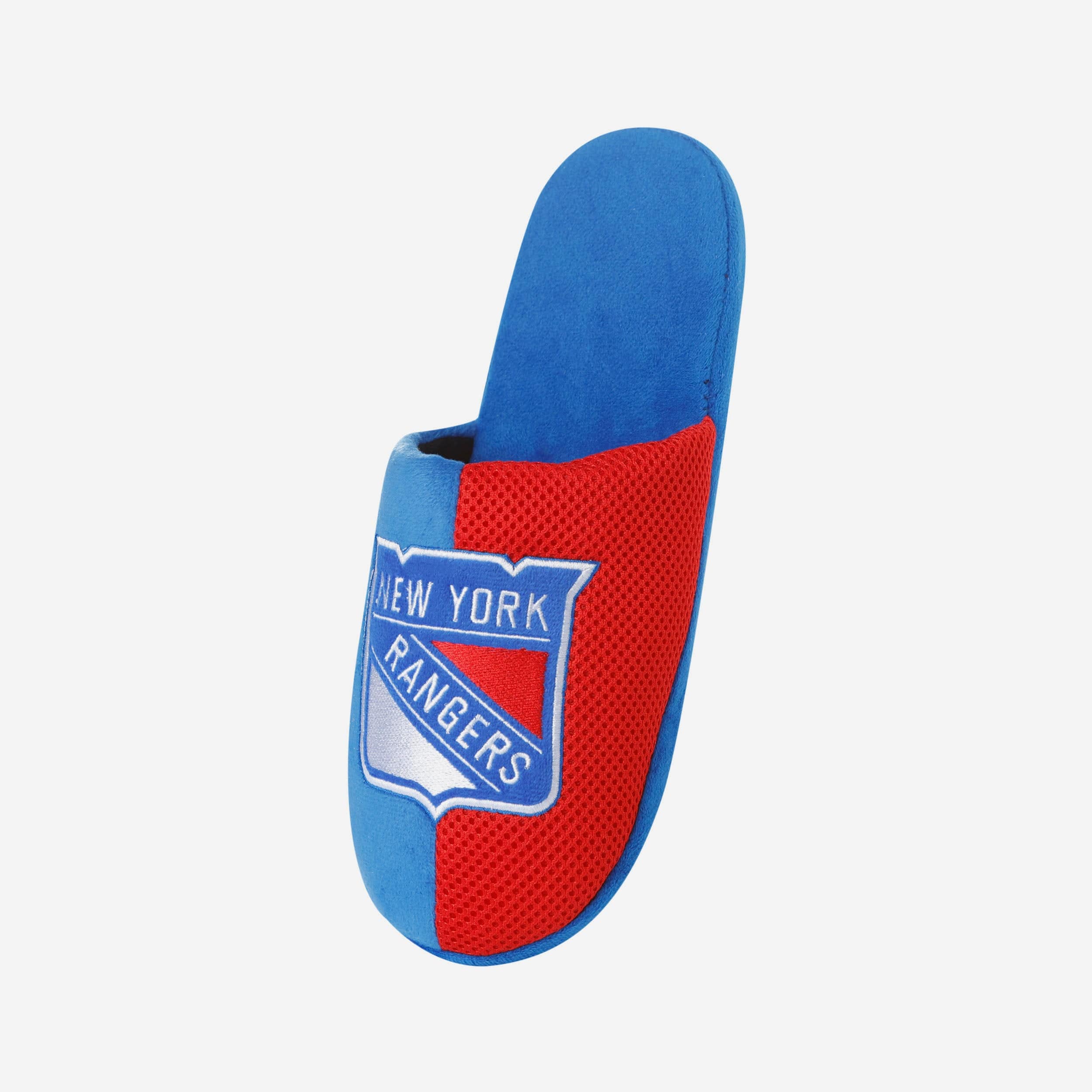 New York Rangers Team Logo Staycation Slipper 2 New York Rangers Team Logo Staycation Slipper