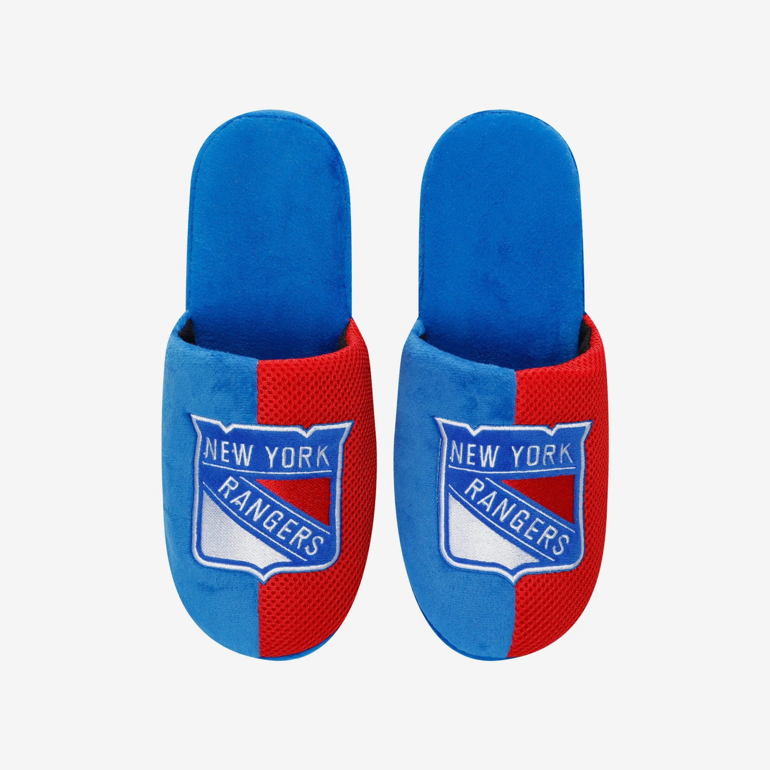 New York Rangers Team Logo Staycation Slipper 4 New York Rangers Team Logo Staycation Slipper