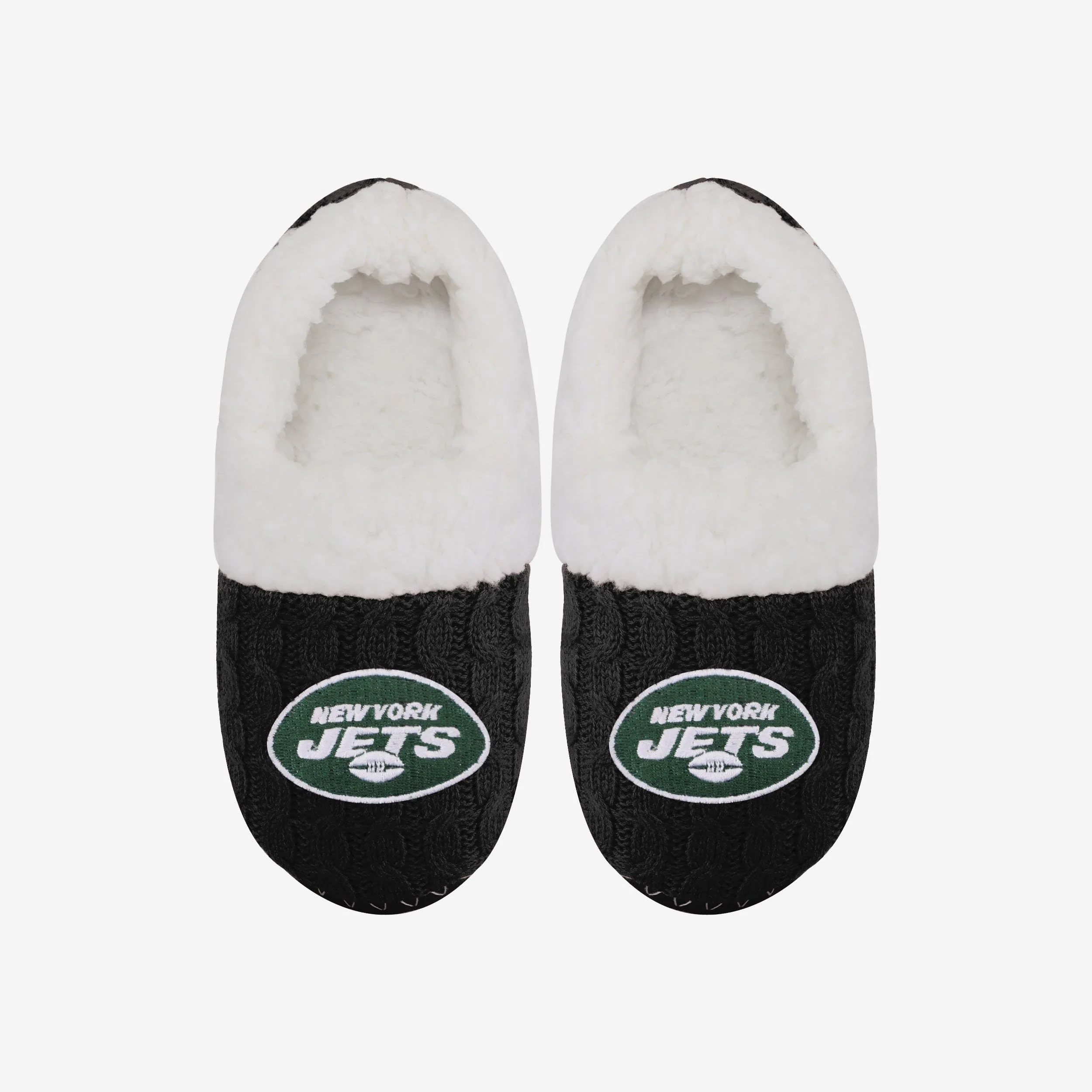 New York Jets Womens Team Color Moccasin Slipper 2 New York Jets Womens Team Color Moccasin Slipper