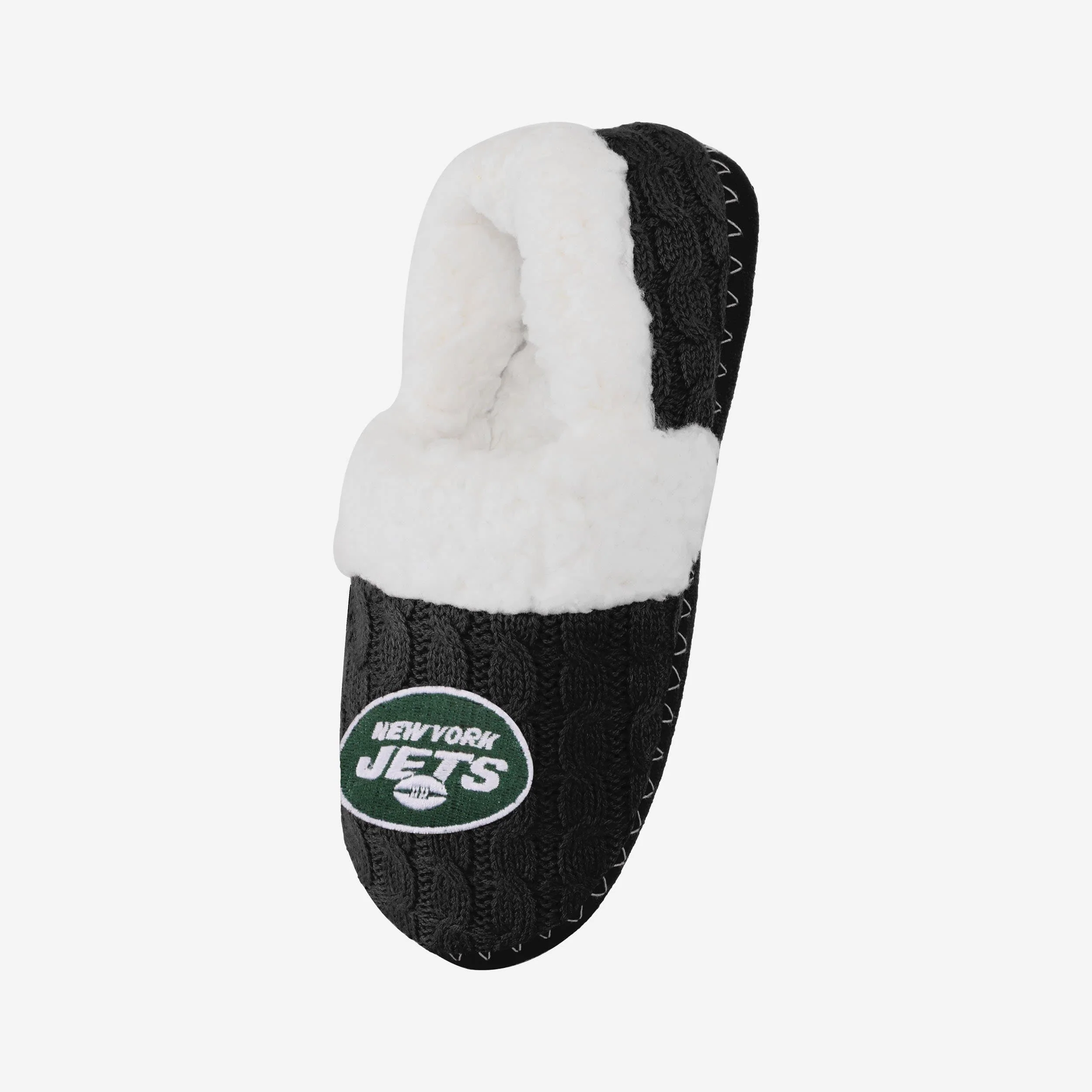 New York Jets Womens Team Color Moccasin Slipper 3 New York Jets Womens Team Color Moccasin Slipper