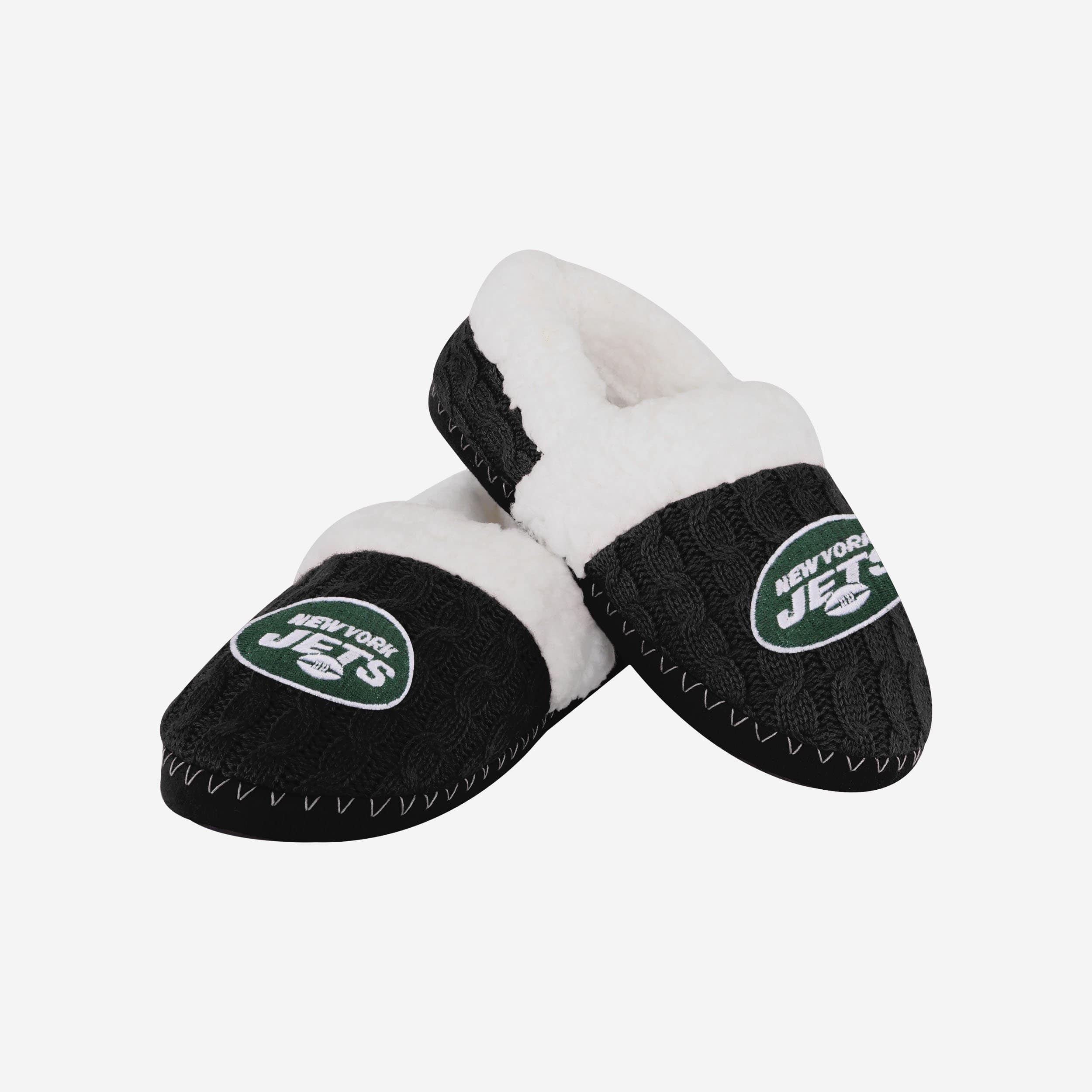 New York Jets Womens Team Color Moccasin Slipper 4 New York Jets Womens Team Color Moccasin Slipper