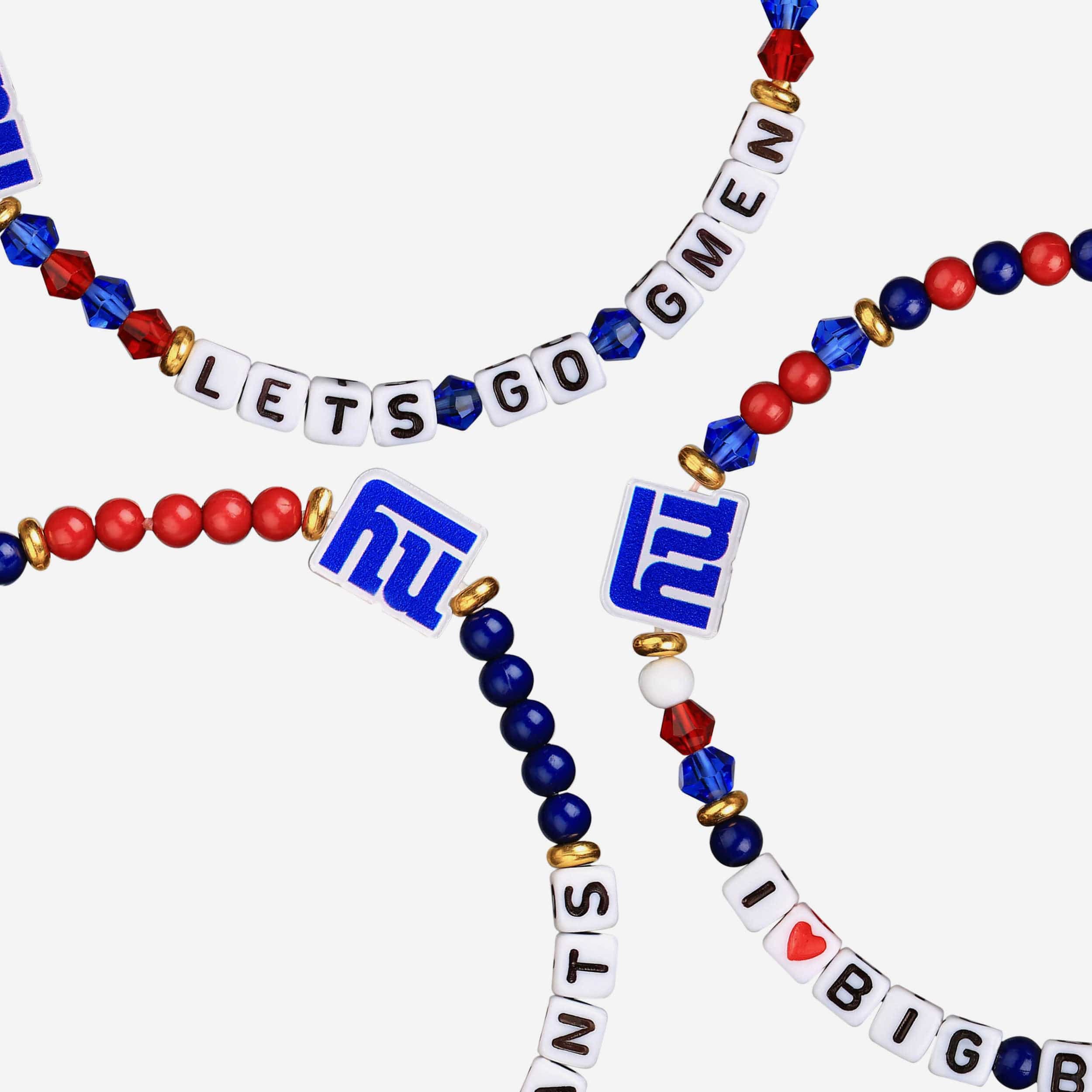 New York Giants 3 Pack Friendship Bracelet 2 New York Giants 3 Pack Friendship Bracelet