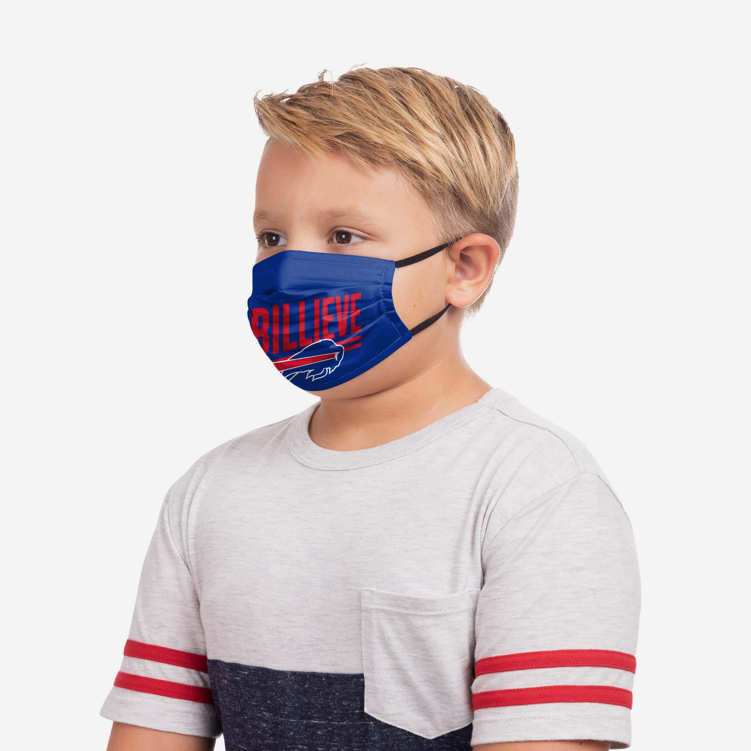 Buffalo Bills Youth Rising Stars Adjustable 5 Pack Face Cover 3 Buffalo Bills Youth Rising Stars Adjustable 5 Pack Face Cover