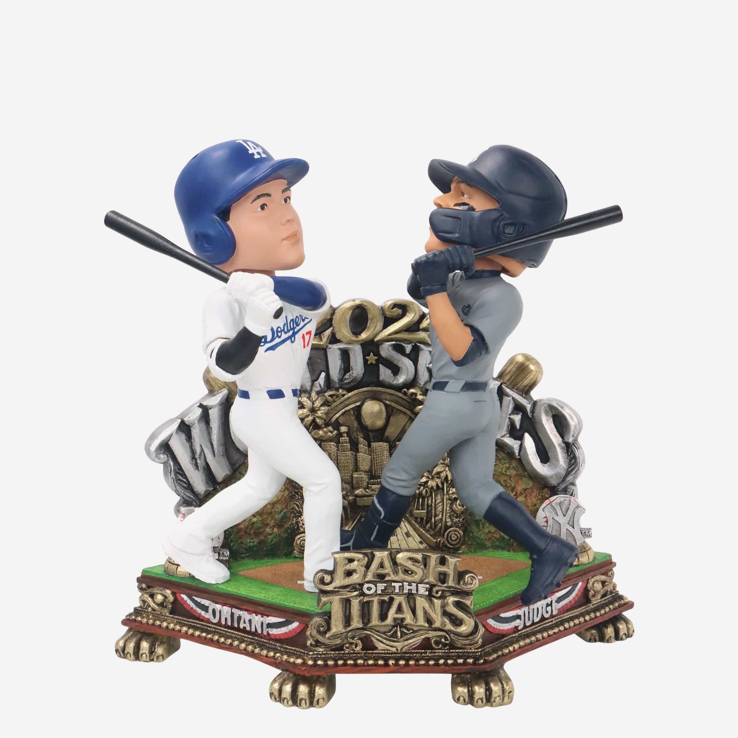 Shohei Ohtani & Aaron Judge Los Angeles Dodgers & New York Yankees 2024 World Series Dual Battle Bobblehead