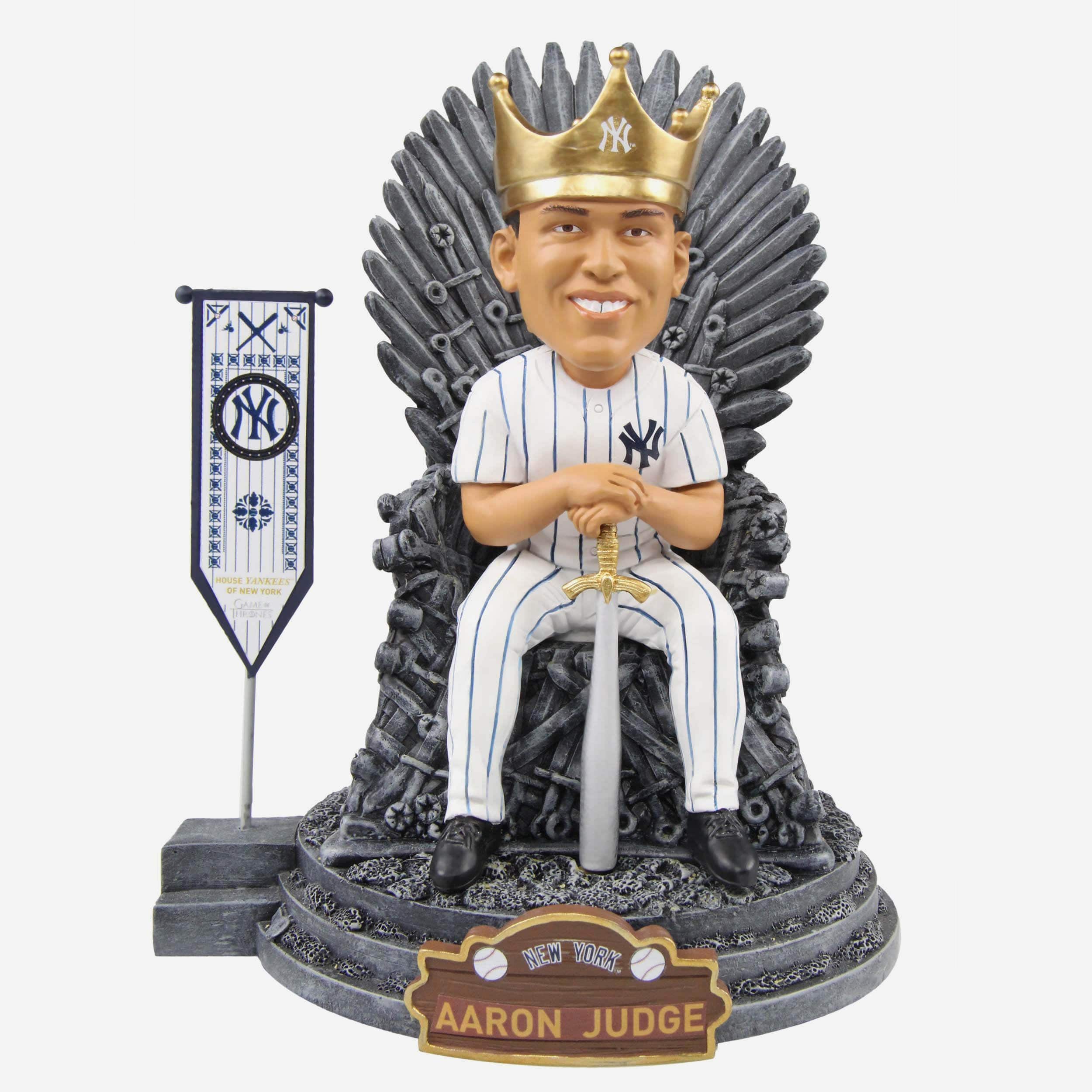 Game of Thrones™ New York Yankees Aaron Judge Iron Throne Bobblehead