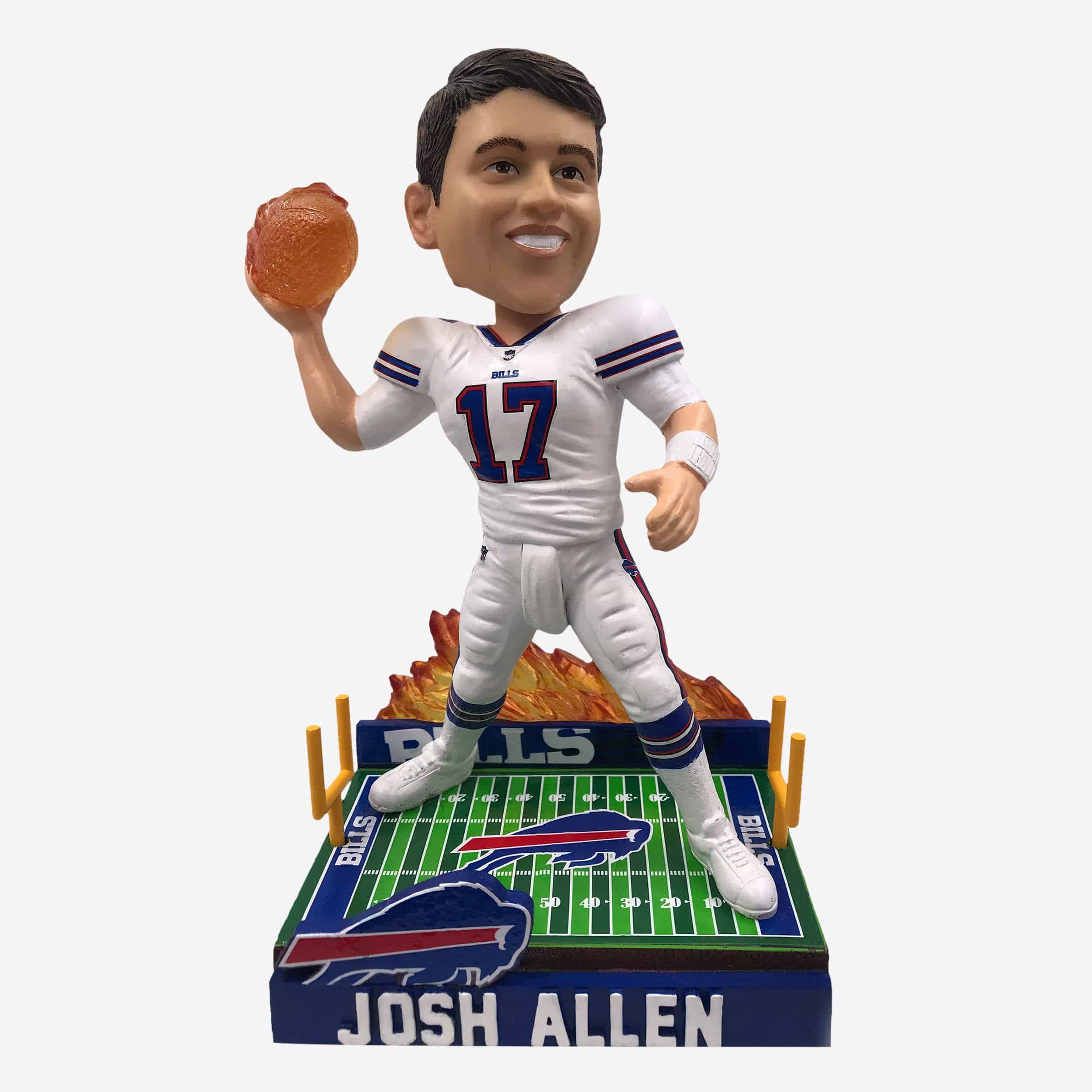 Josh Allen Buffalo Bills On Fire Bobblehead