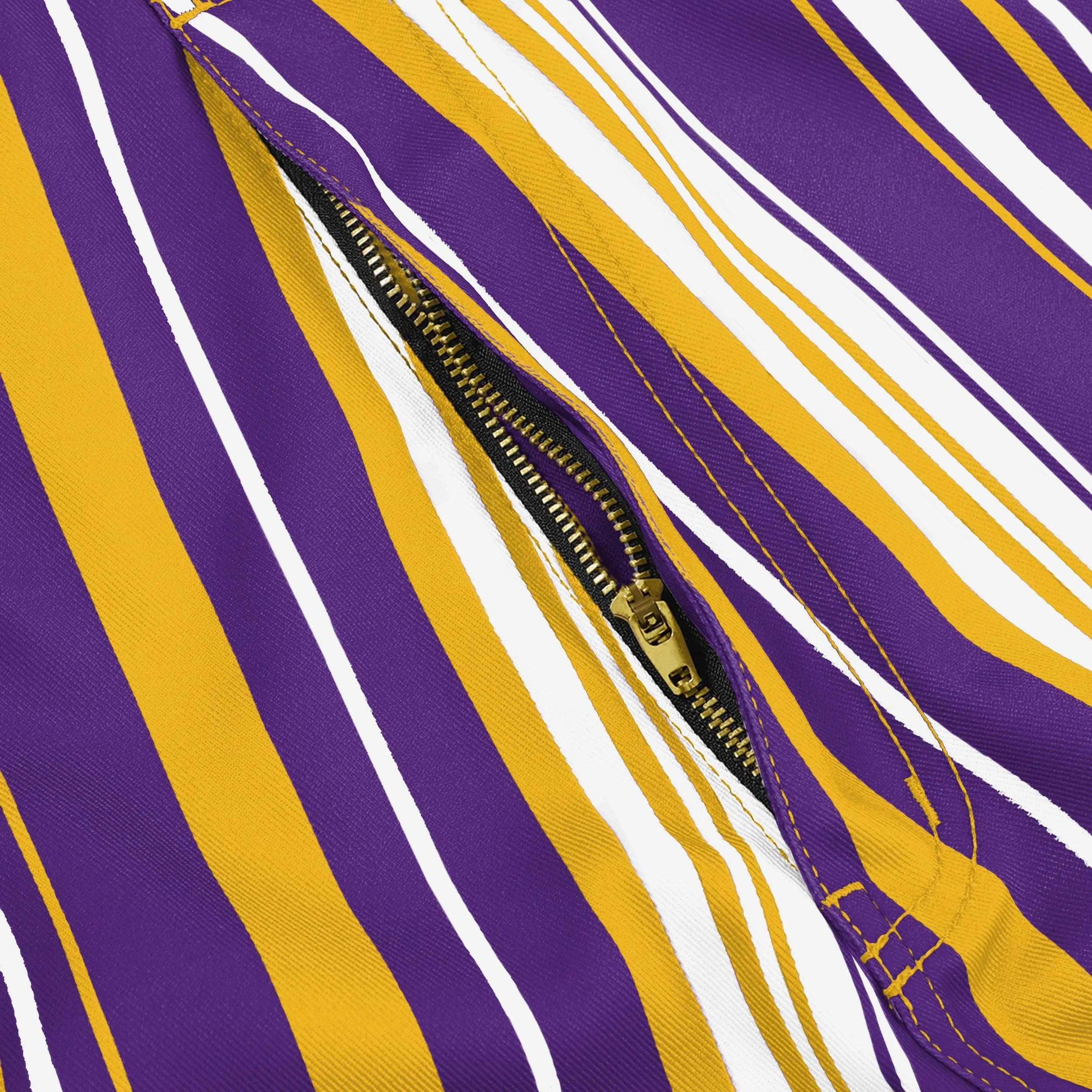 LSU Tigers Mens Hyper Stripe Bib Overalls 6 LSU Tigers Mens Hyper Stripe Bib Overalls
