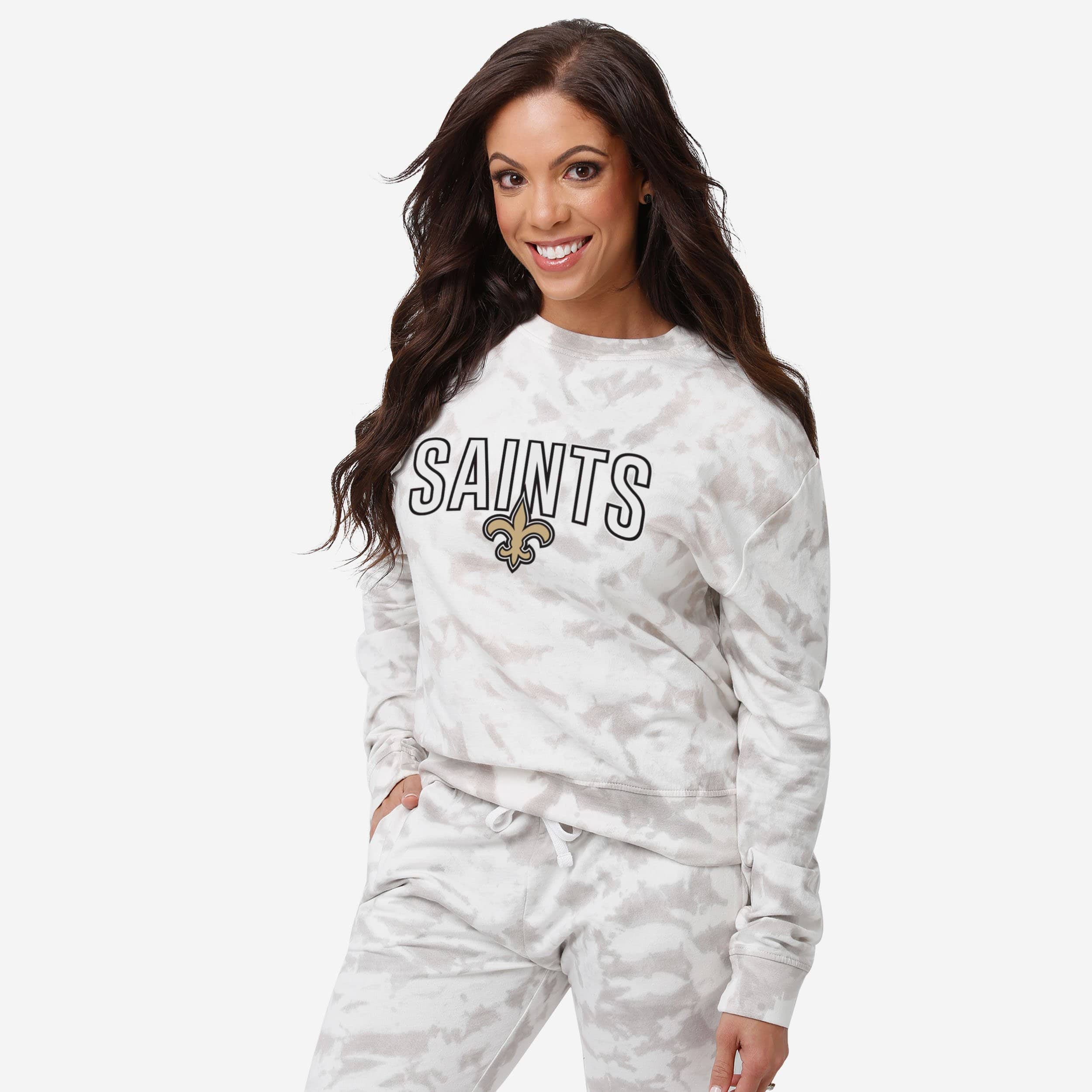 New Orleans Saints Womens Cloud Coverage Sweater 1 New Orleans Saints Womens Cloud Coverage Sweater